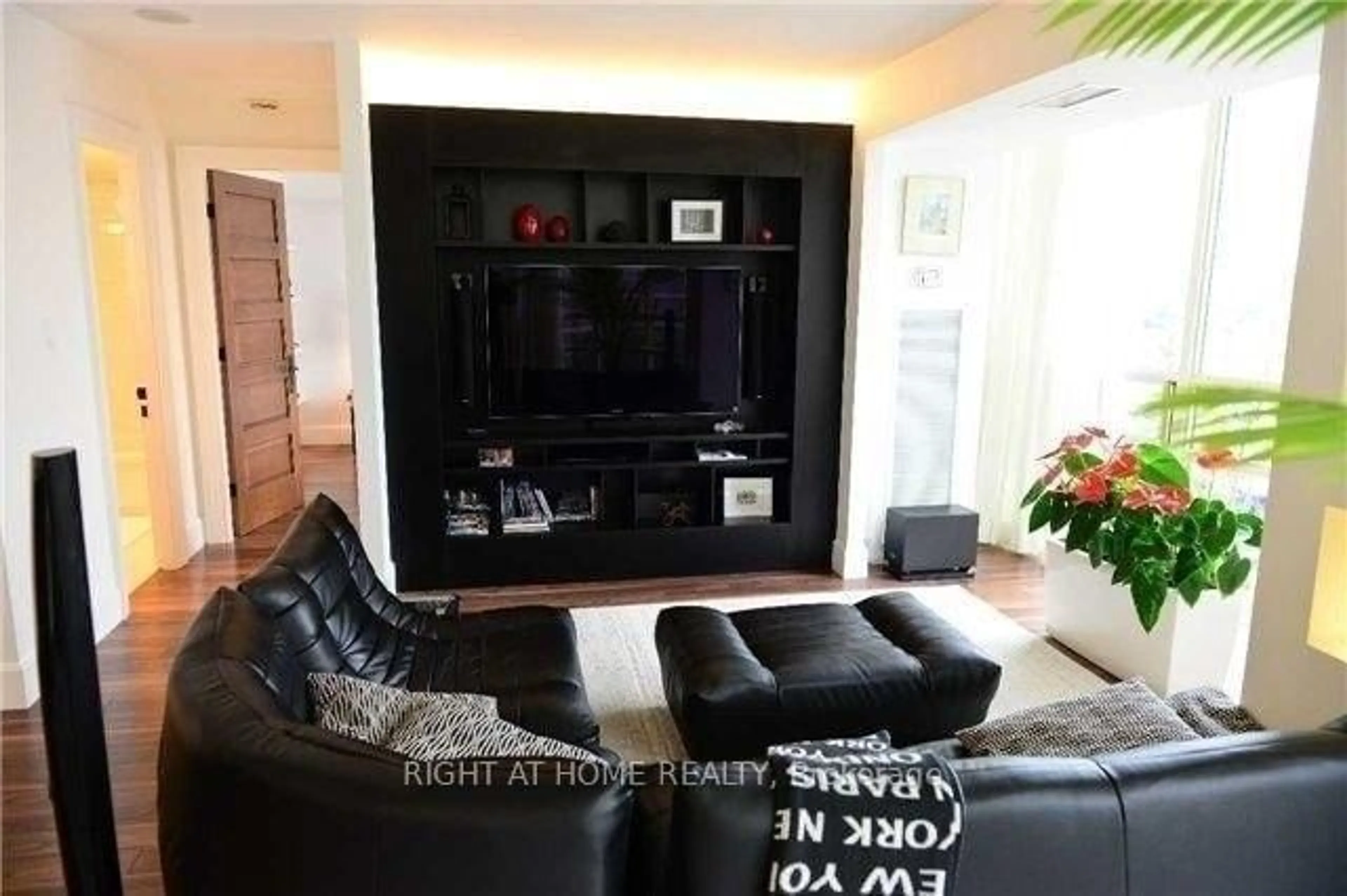 Living room with furniture, unknown for 50 Eglinton Ave #505, Mississauga Ontario L5R 3P5