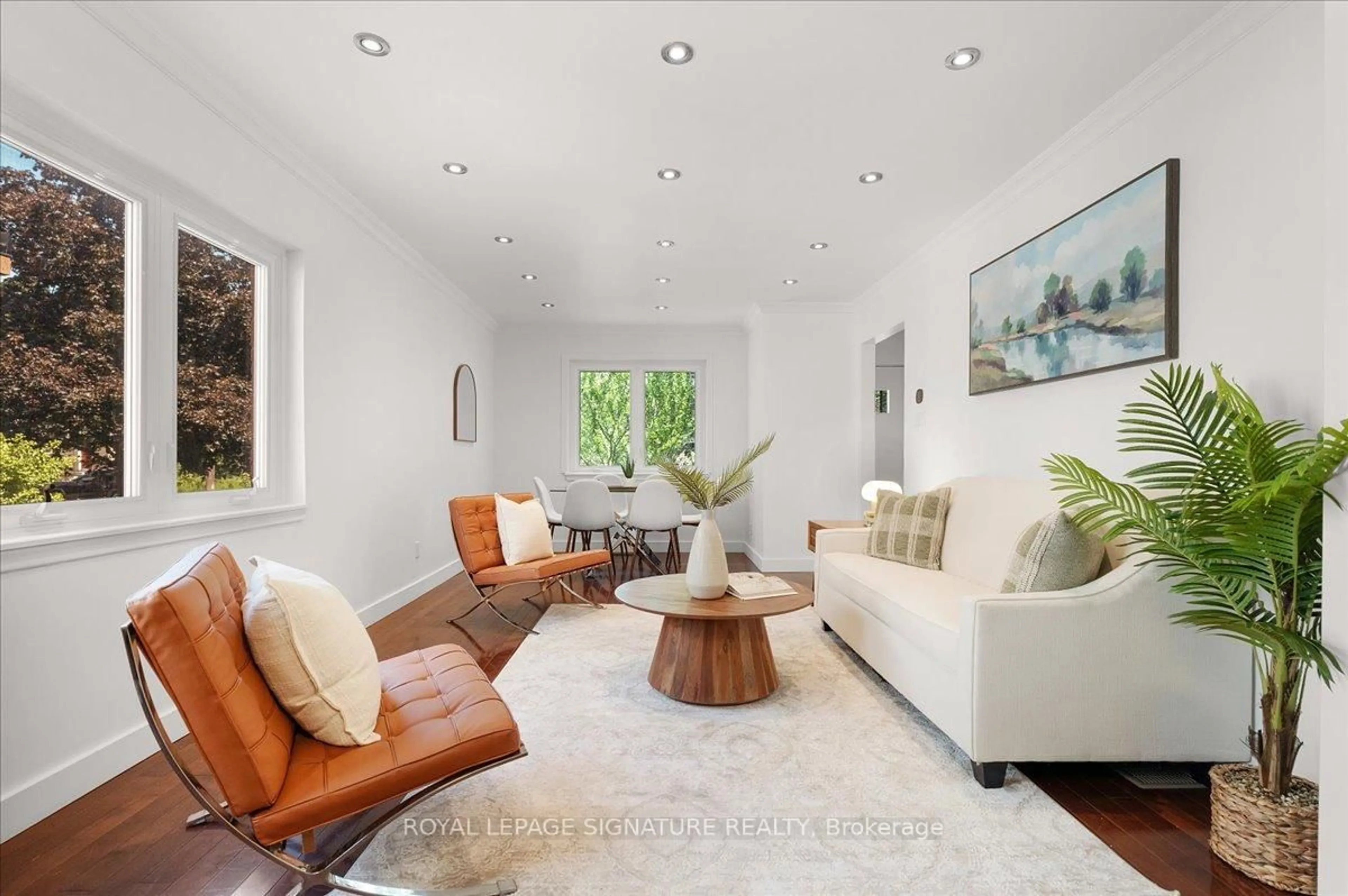 Living room with furniture, unknown for 46 Van Stassen Blvd, Toronto Ontario M6S 2N5