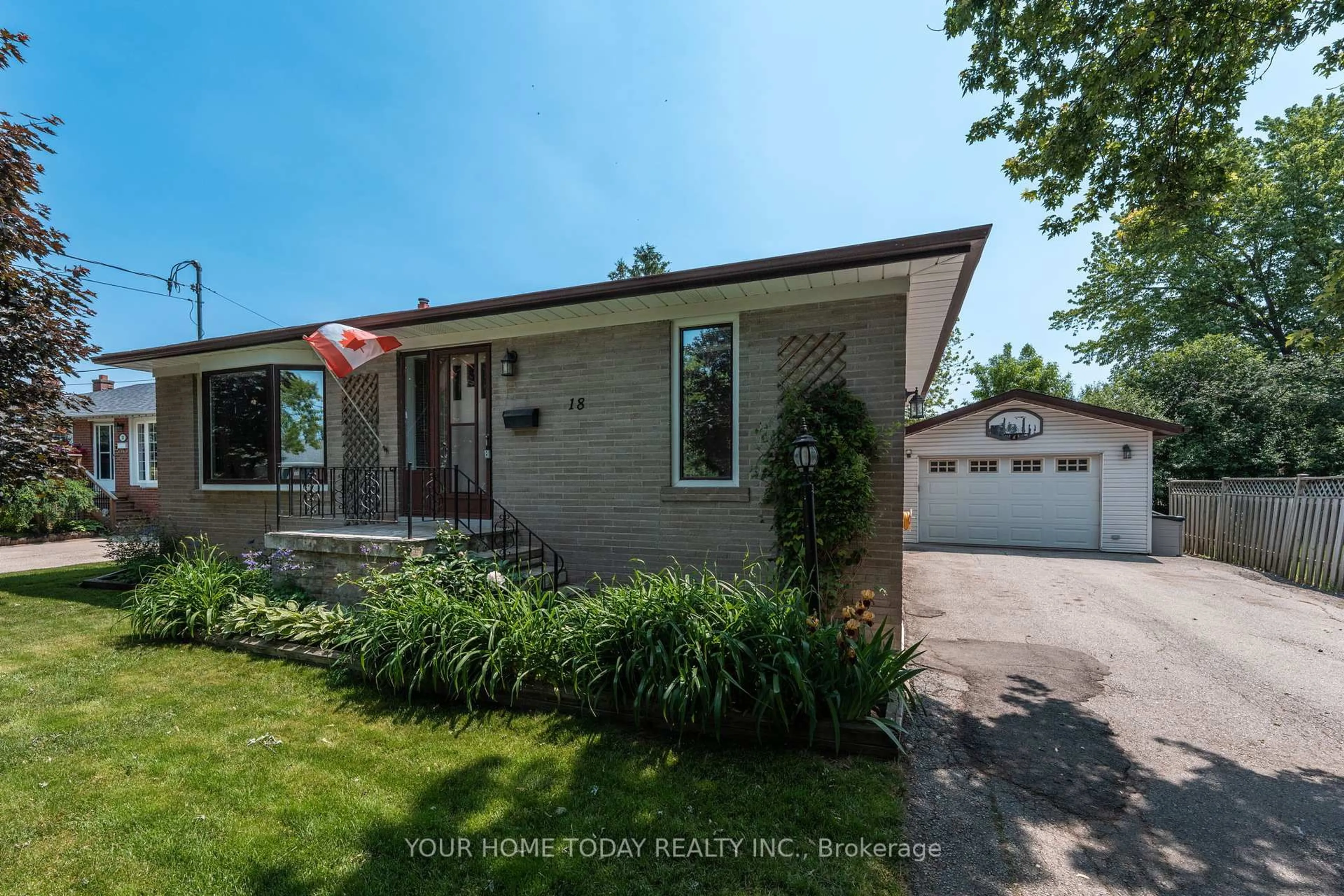Home with brick exterior material, street for 18 Norton Cres, Halton Hills Ontario L7G 1N2