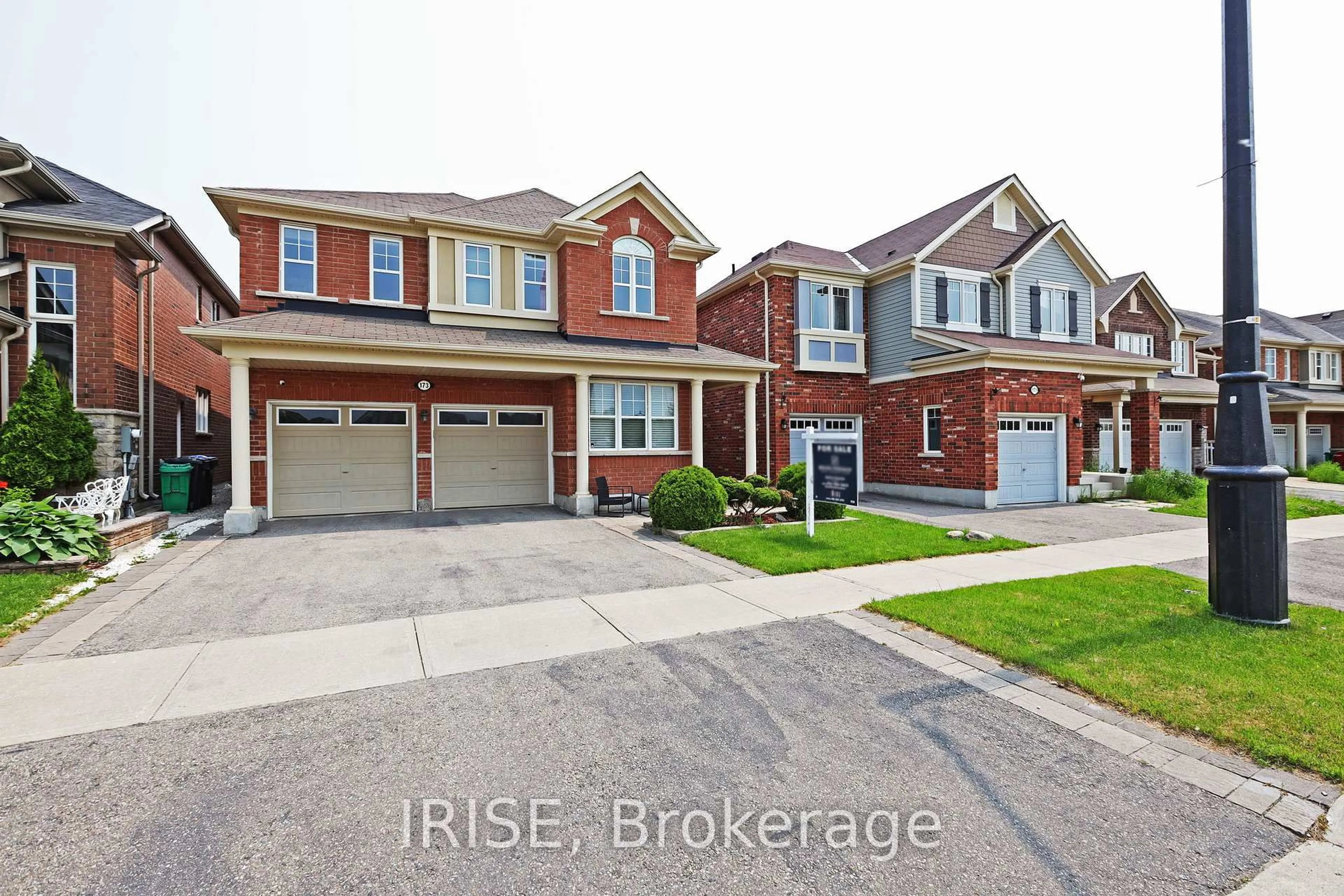 Home with brick exterior material, street for 173 Robert Parkinson Dr, Brampton Ontario L7A 0G3