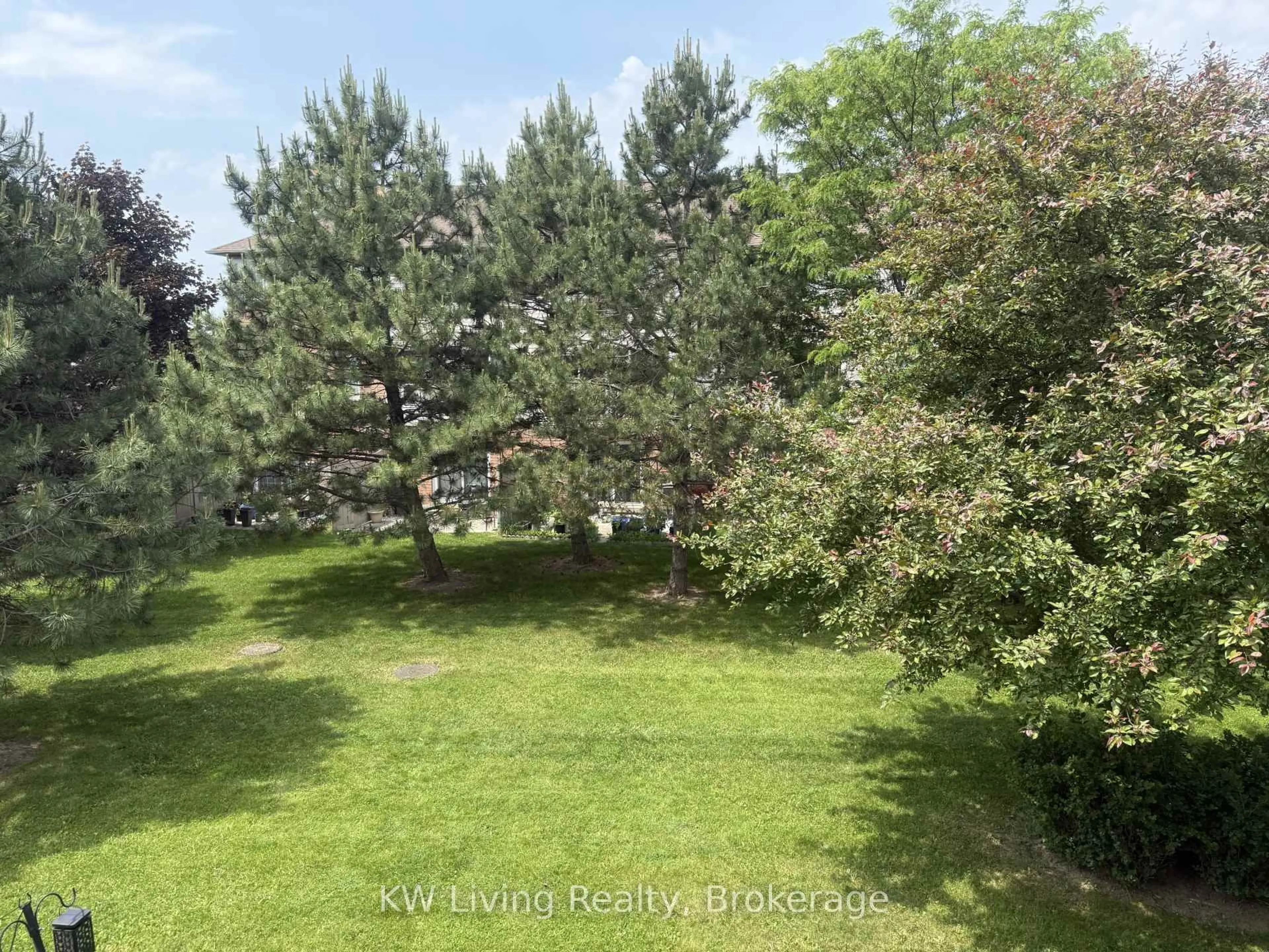 A pic from outside/outdoor area/front of a property/back of a property/a pic from drone, forest/trees view for 5055 Heatherleigh Ave #6, Mississauga Ontario L5V 2R6