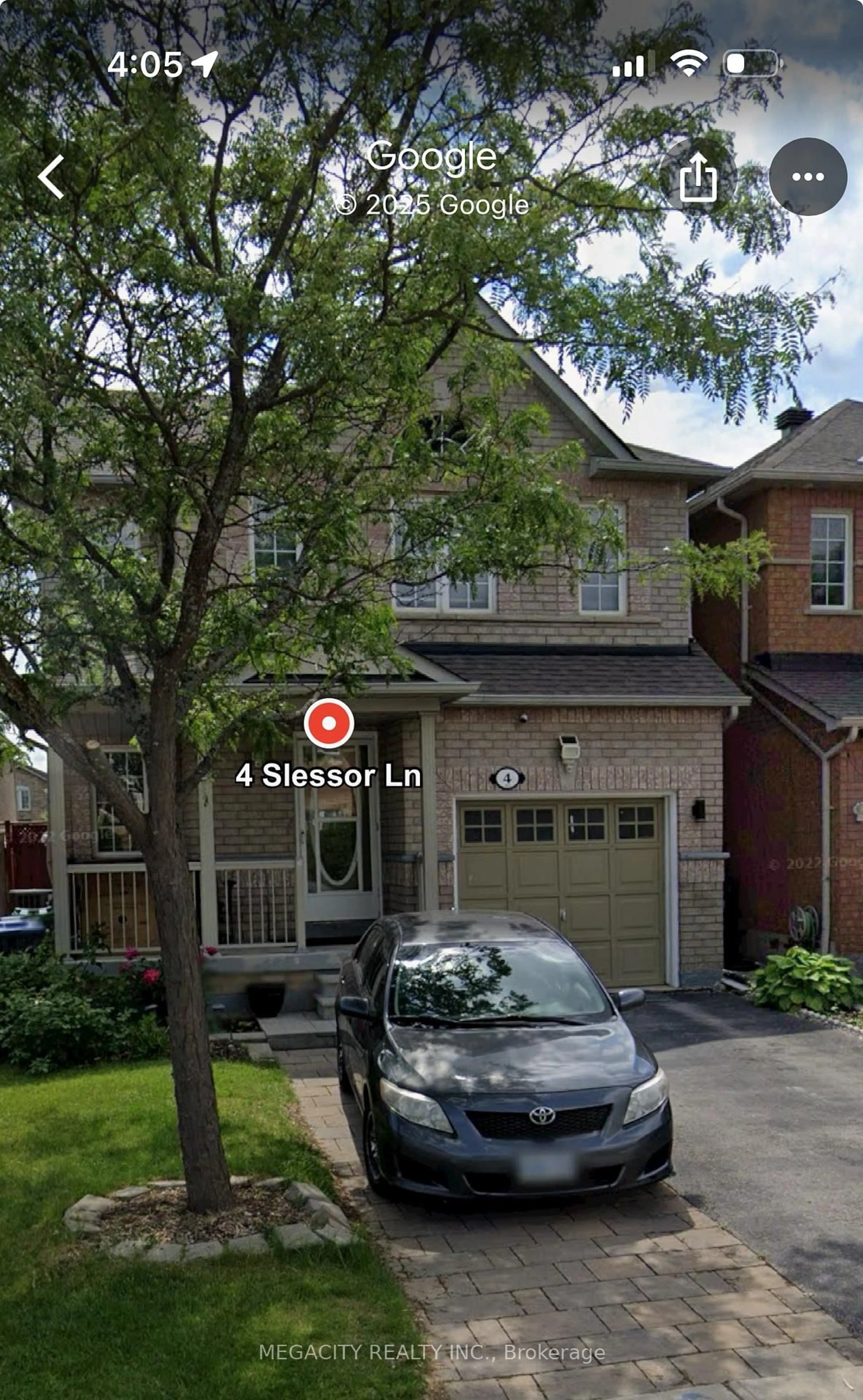 Home with brick exterior material, street for 4 Slessor Lane, Brampton Ontario L6P 1M3