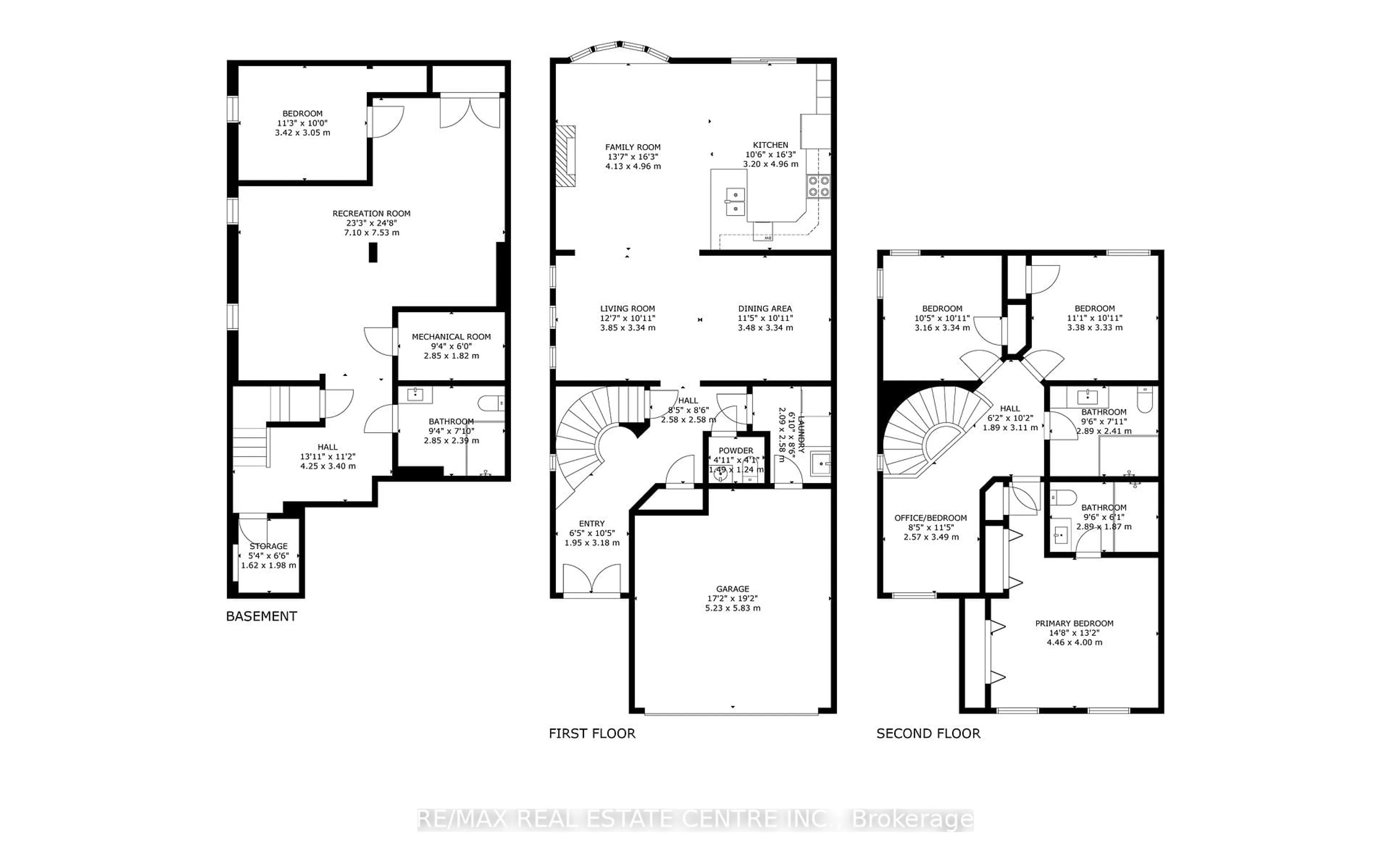 Floor plan for 3360 Laburnum Cres, Mississauga Ontario L5N 7M1