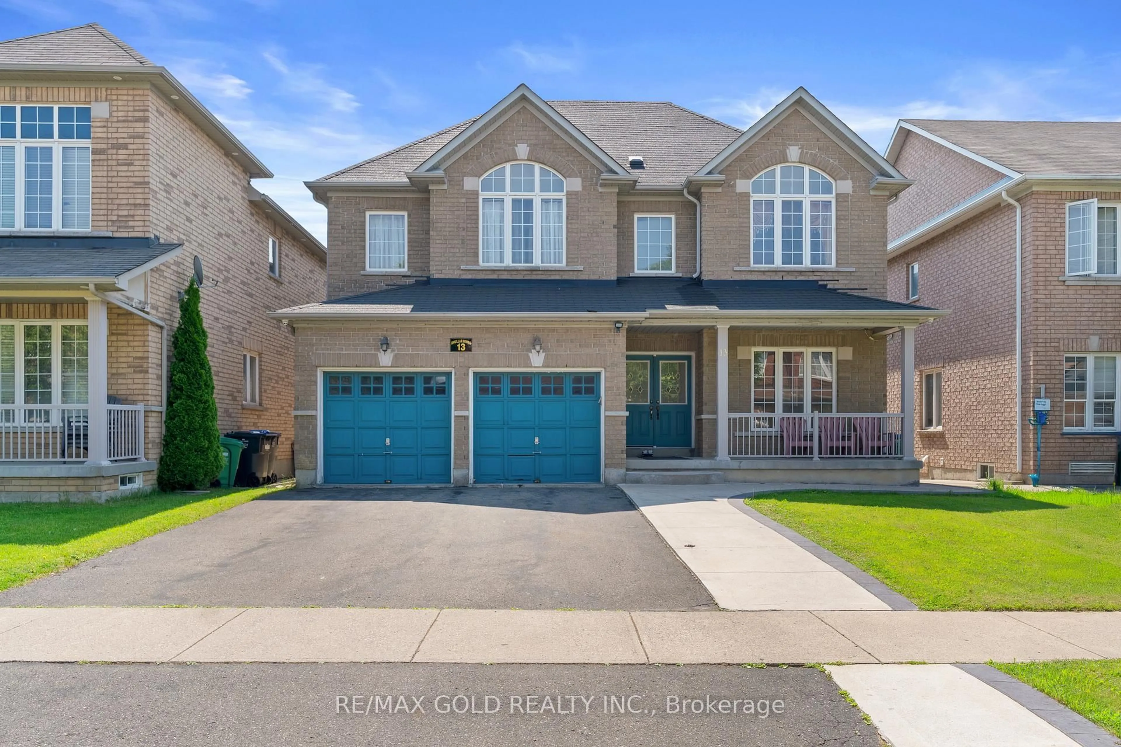 Home with brick exterior material, street for 13 Footbridge Cres, Brampton Ontario L6R 0K5
