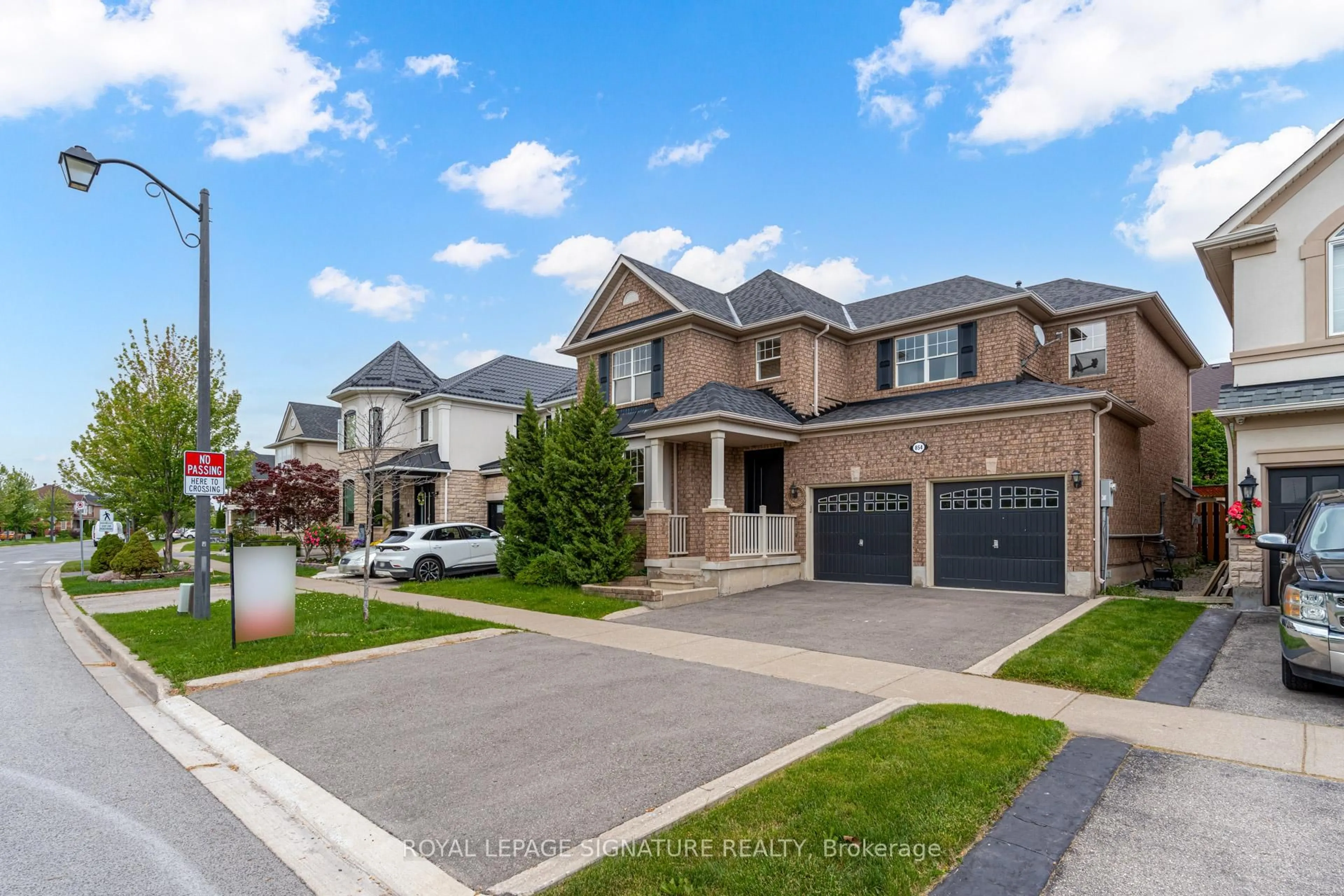 Home with brick exterior material, street for 854 Yates Dr, Milton Ontario L9T 0E5
