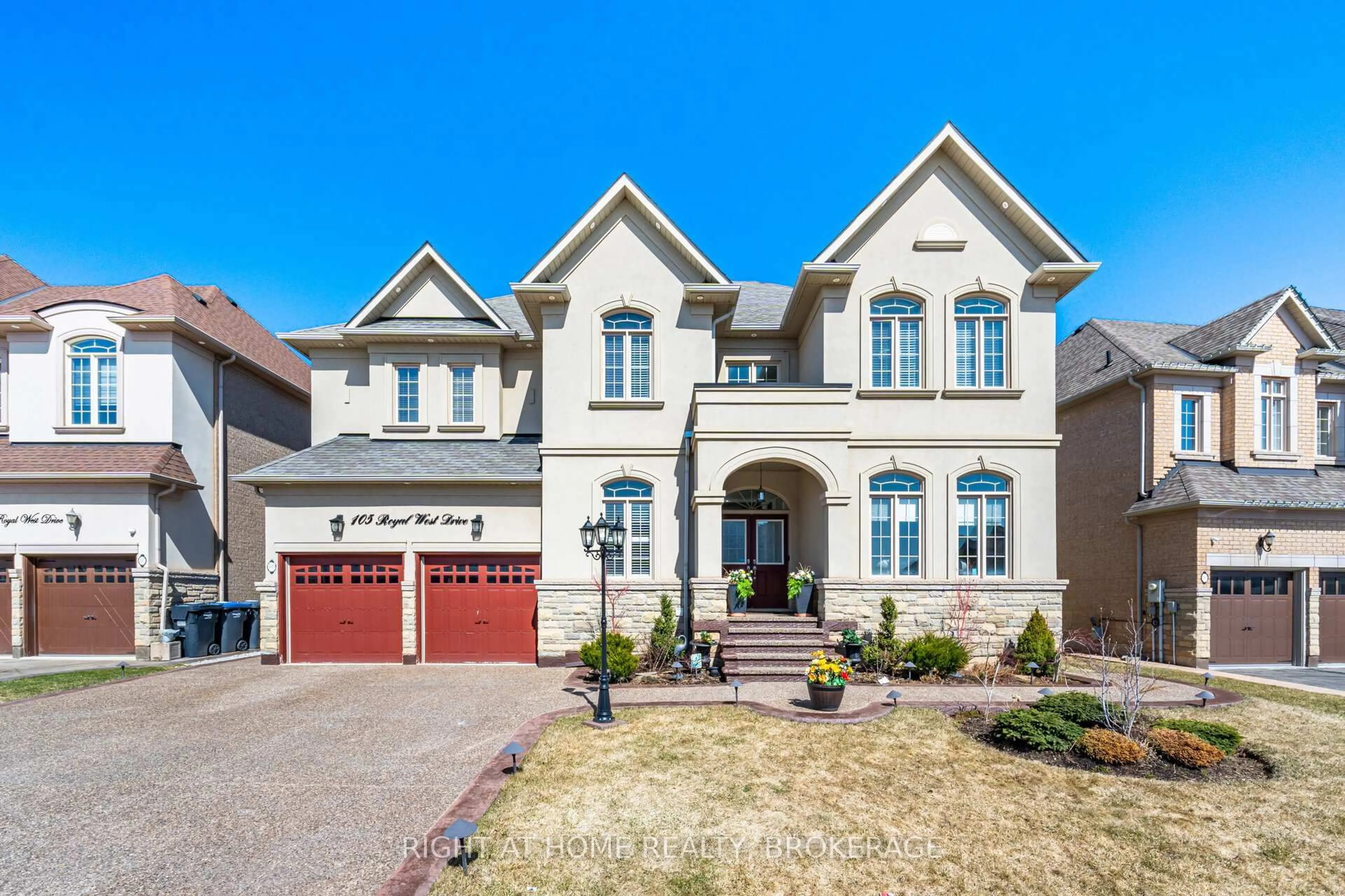 Home with brick exterior material, street for 105 Royal West Dr, Brampton Ontario L6X 0V6