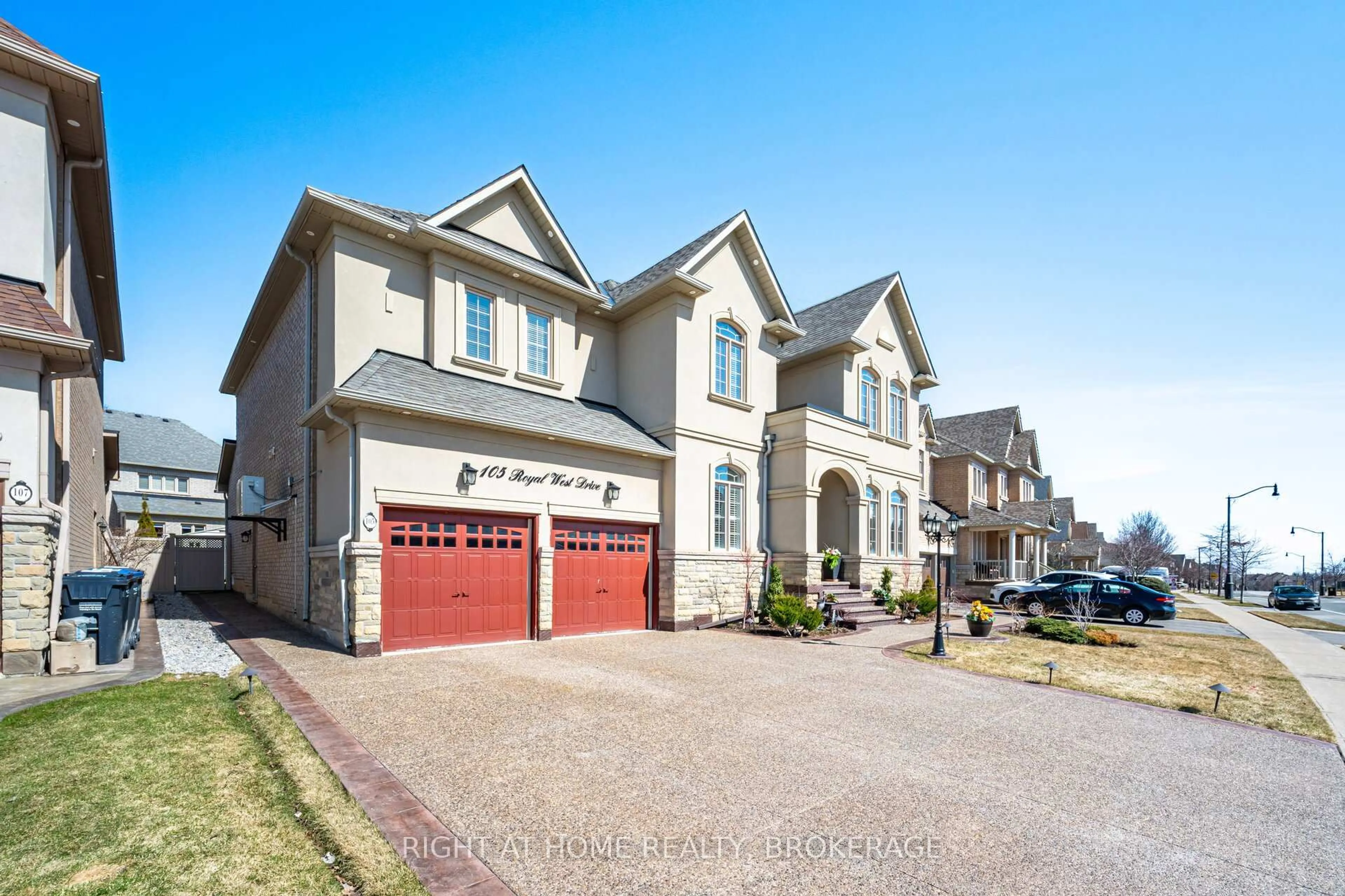 Home with brick exterior material, street for 105 Royal West Dr, Brampton Ontario L6X 0V6