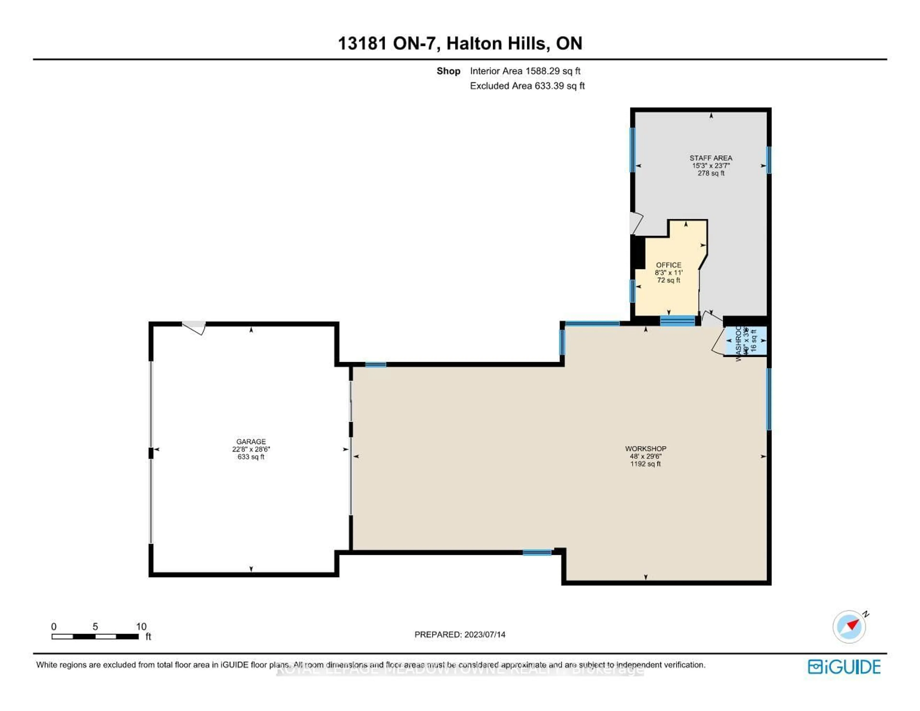 Floor plan for 13181 Hwy 7, Halton Hills Ontario L7G 4S4