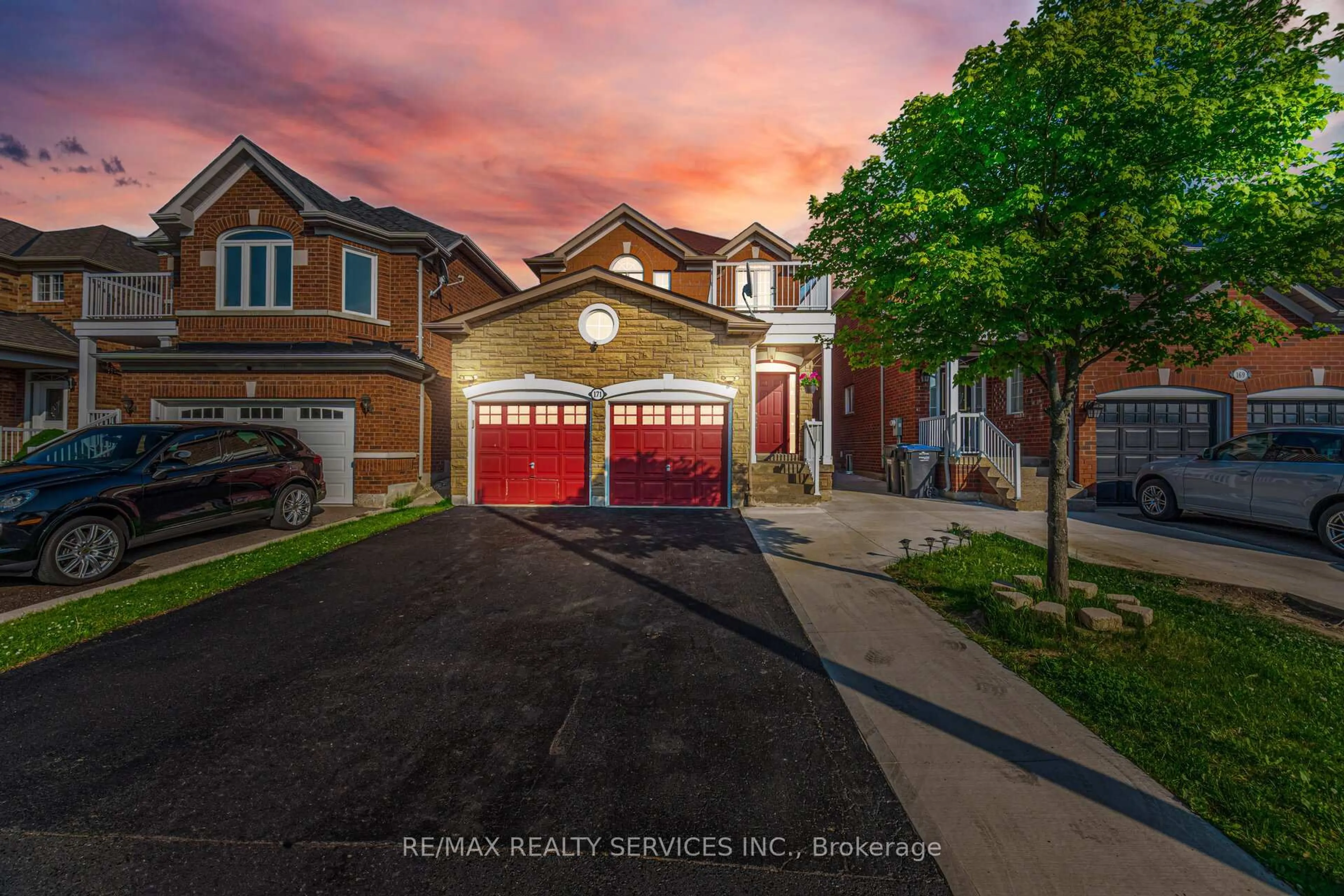 Home with brick exterior material, street for 171 Binder Twine Tr, Brampton Ontario L6X 4V6