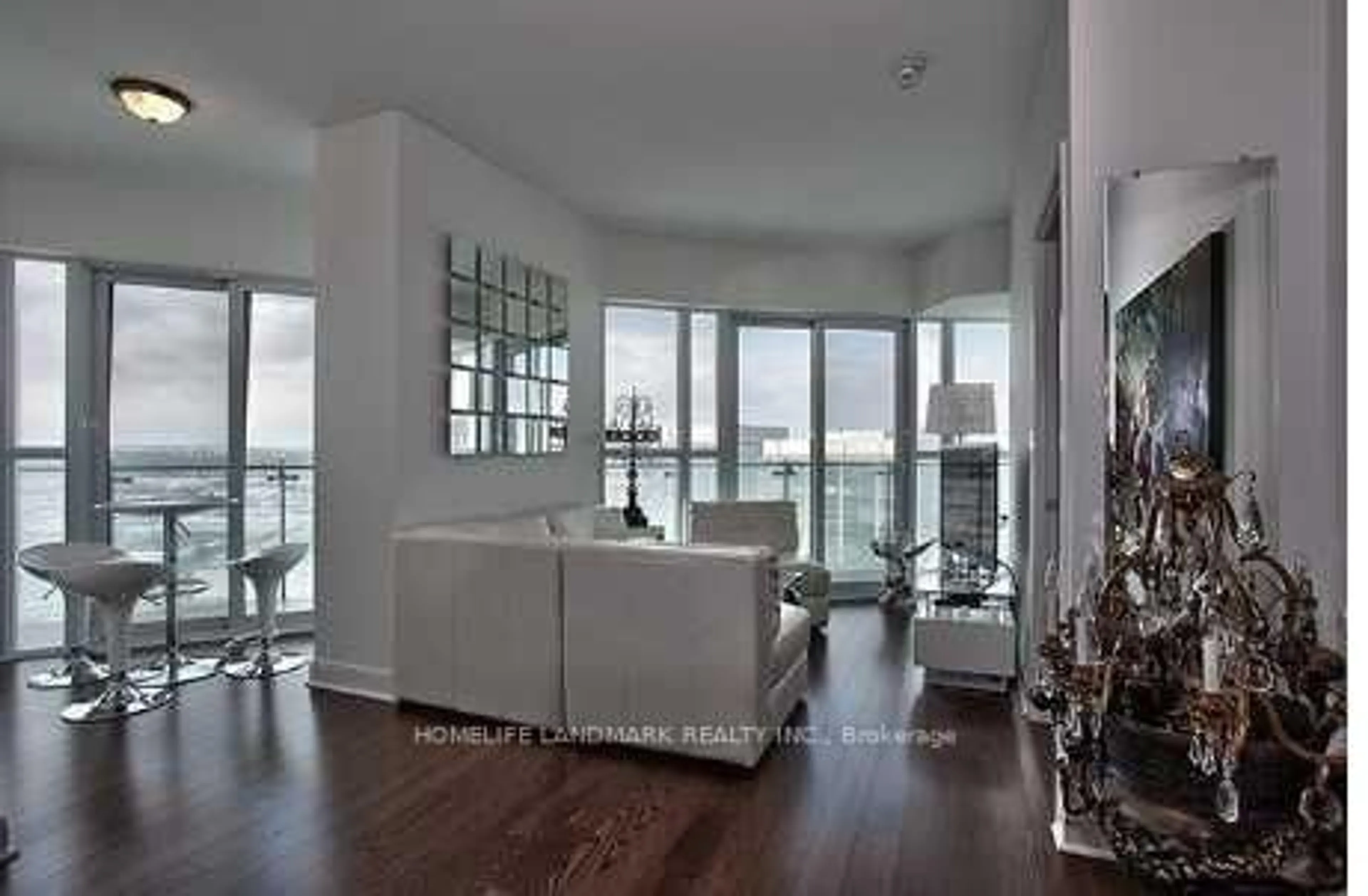 Living room with furniture, unknown for 50 Absolute Ave #2208, Mississauga Ontario L4Z 0A8