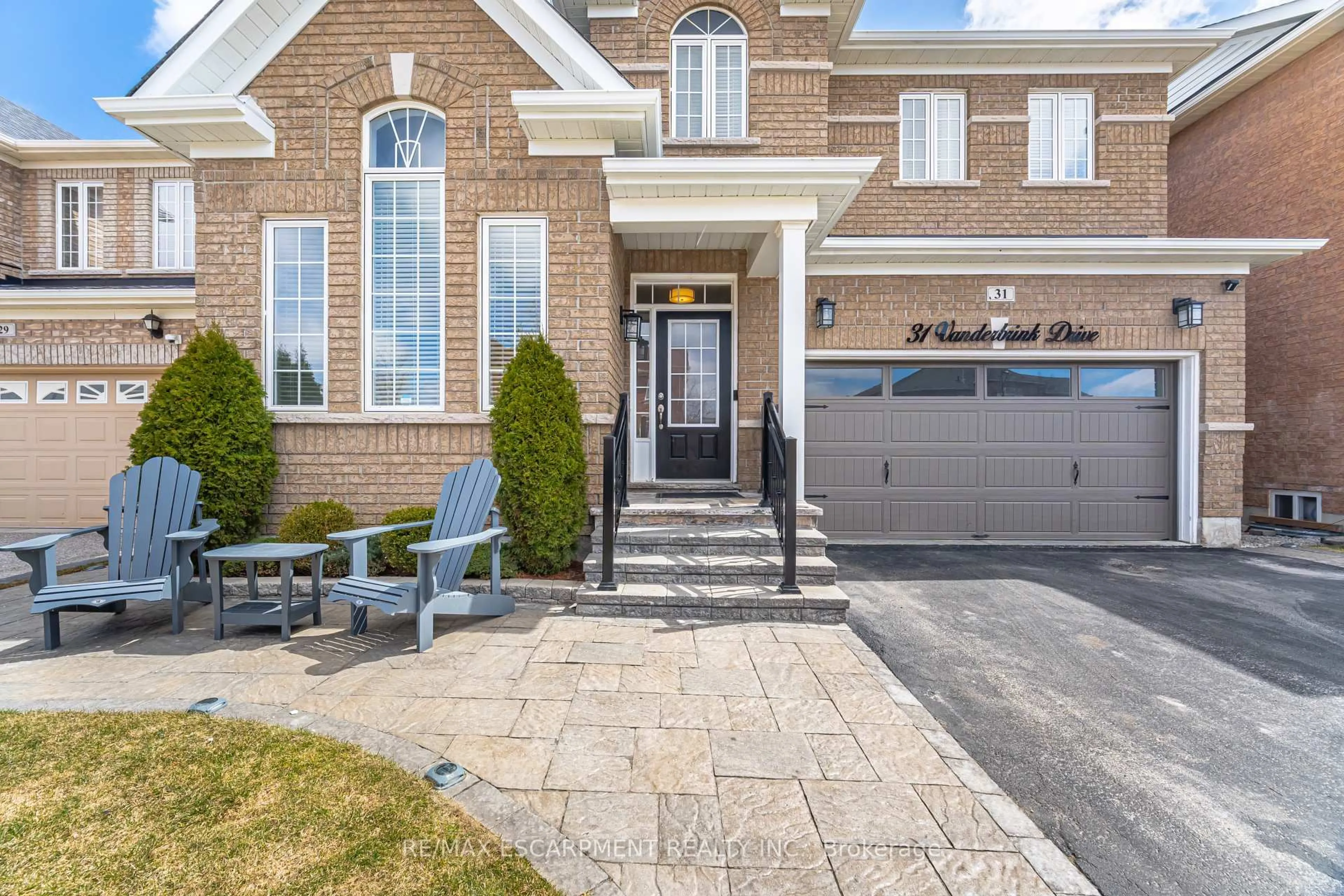 Home with brick exterior material, street for 31 Vanderbrink Dr, Brampton Ontario L6R 0E6