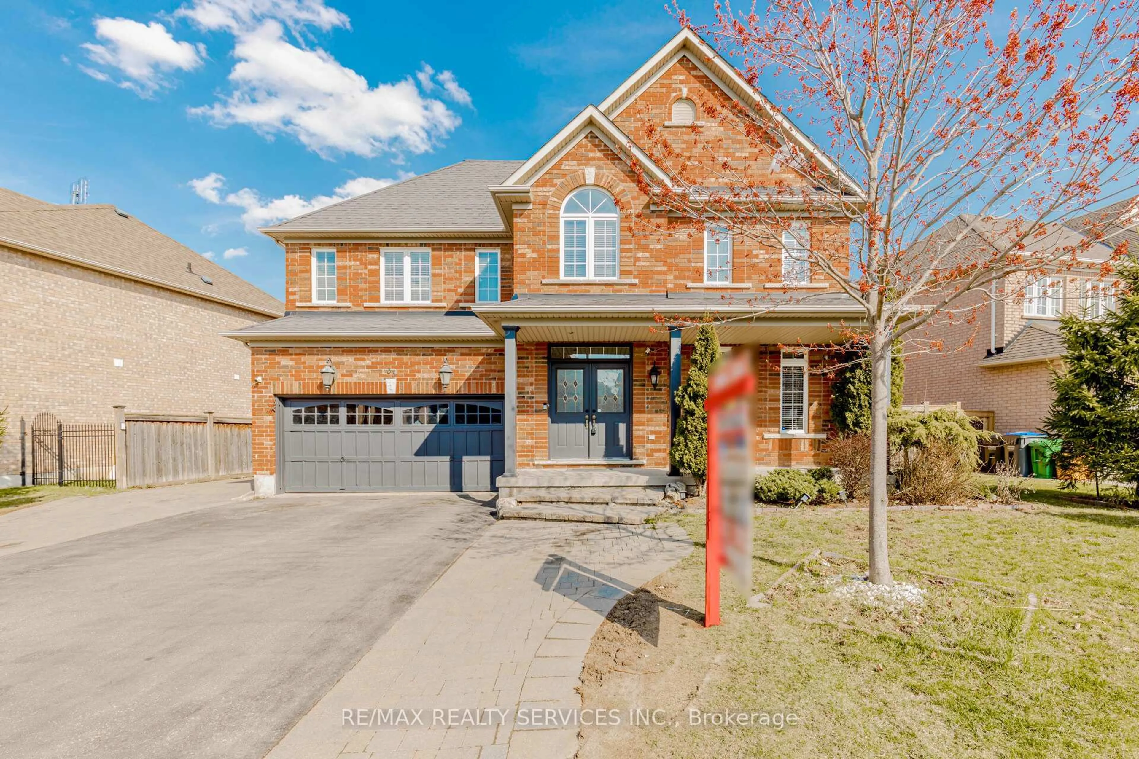 Home with brick exterior material, street for 33 Leparc Rd, Brampton Ontario L6P 2W9