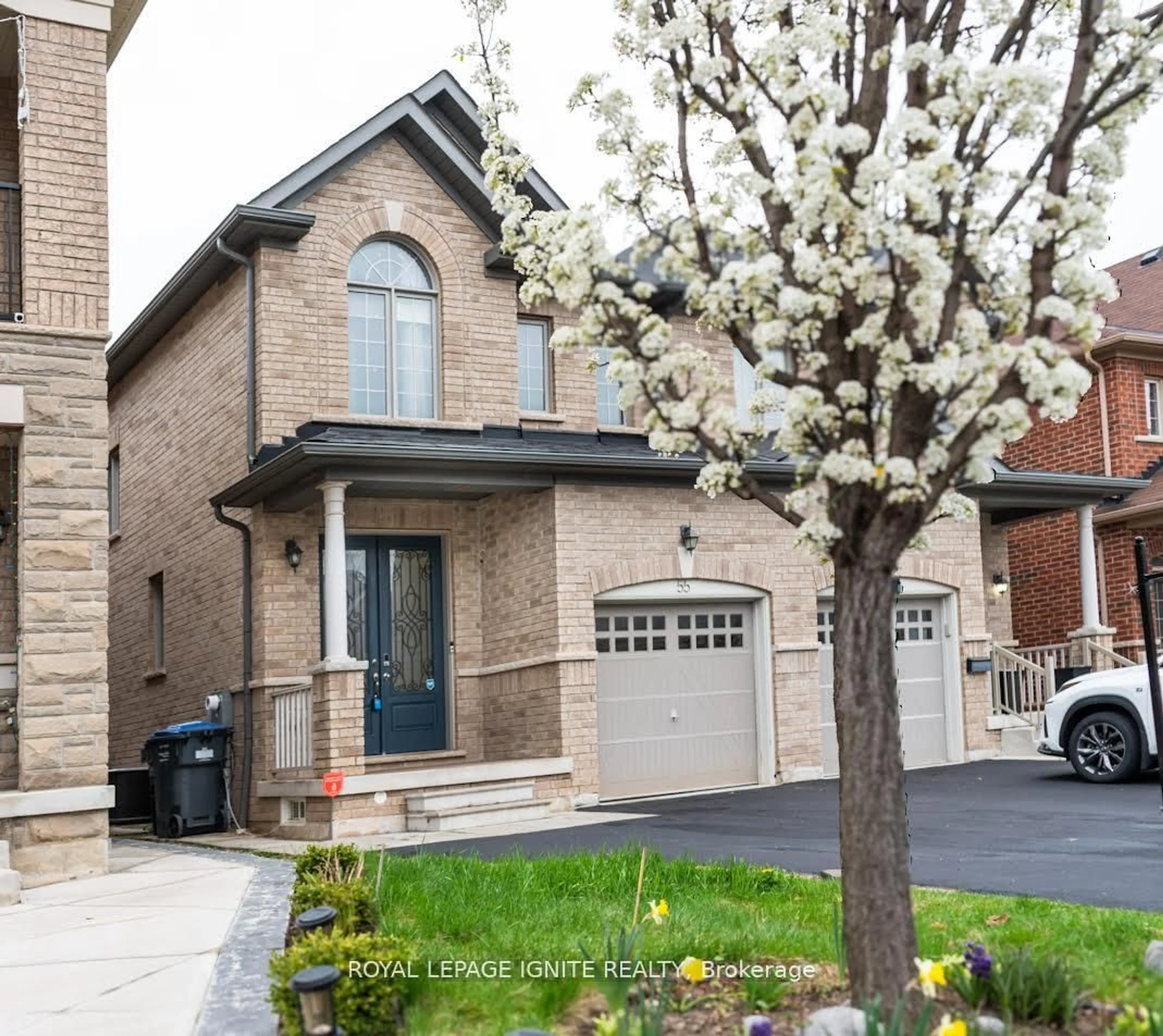 Home with brick exterior material, street for 55 Speedwell St, Brampton Ontario L6X 5H3
