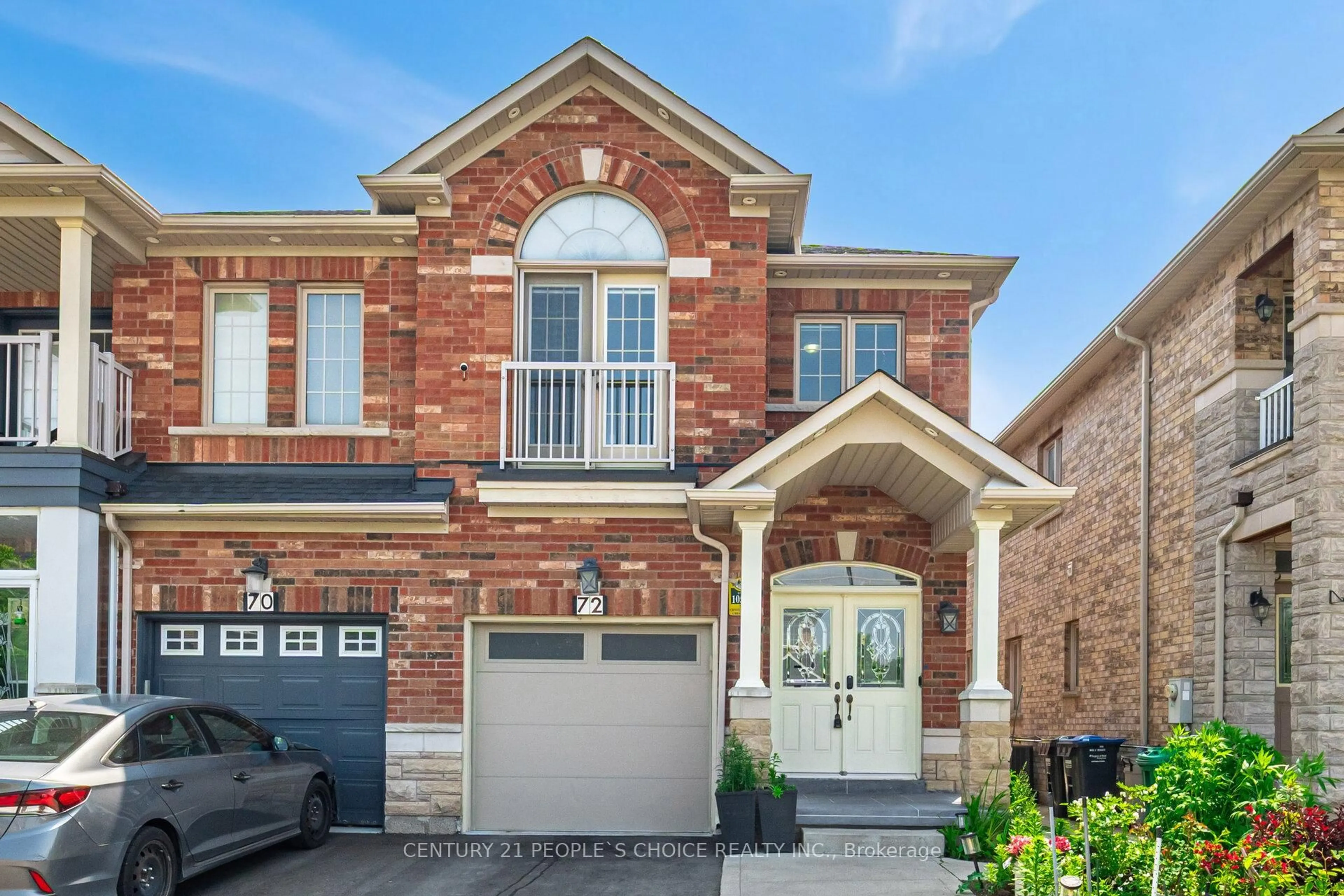Home with brick exterior material, street for 72 Crystalview Cres, Brampton Ontario L6P 2S3
