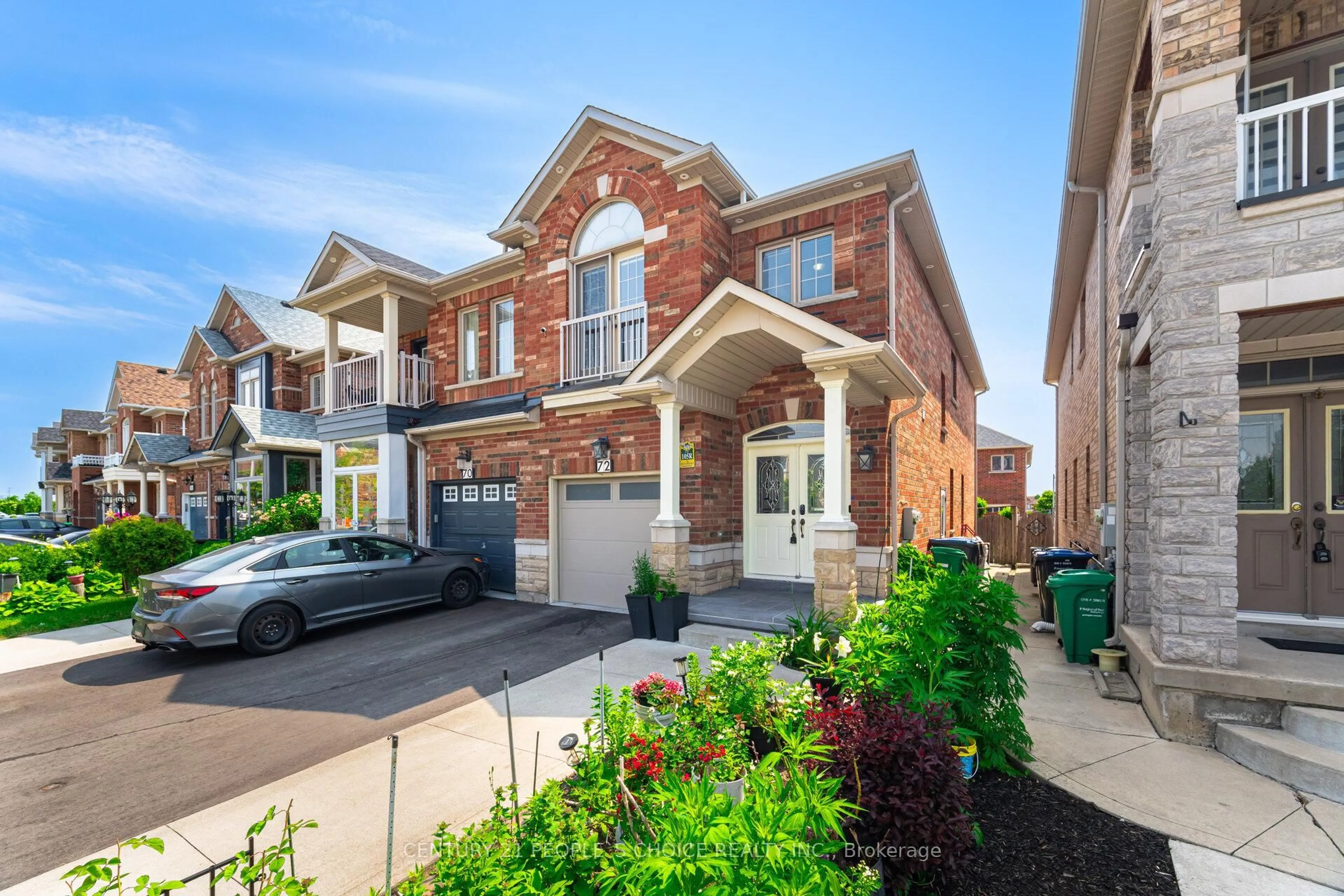 Home with brick exterior material, street for 72 Crystalview Cres, Brampton Ontario L6P 2S3