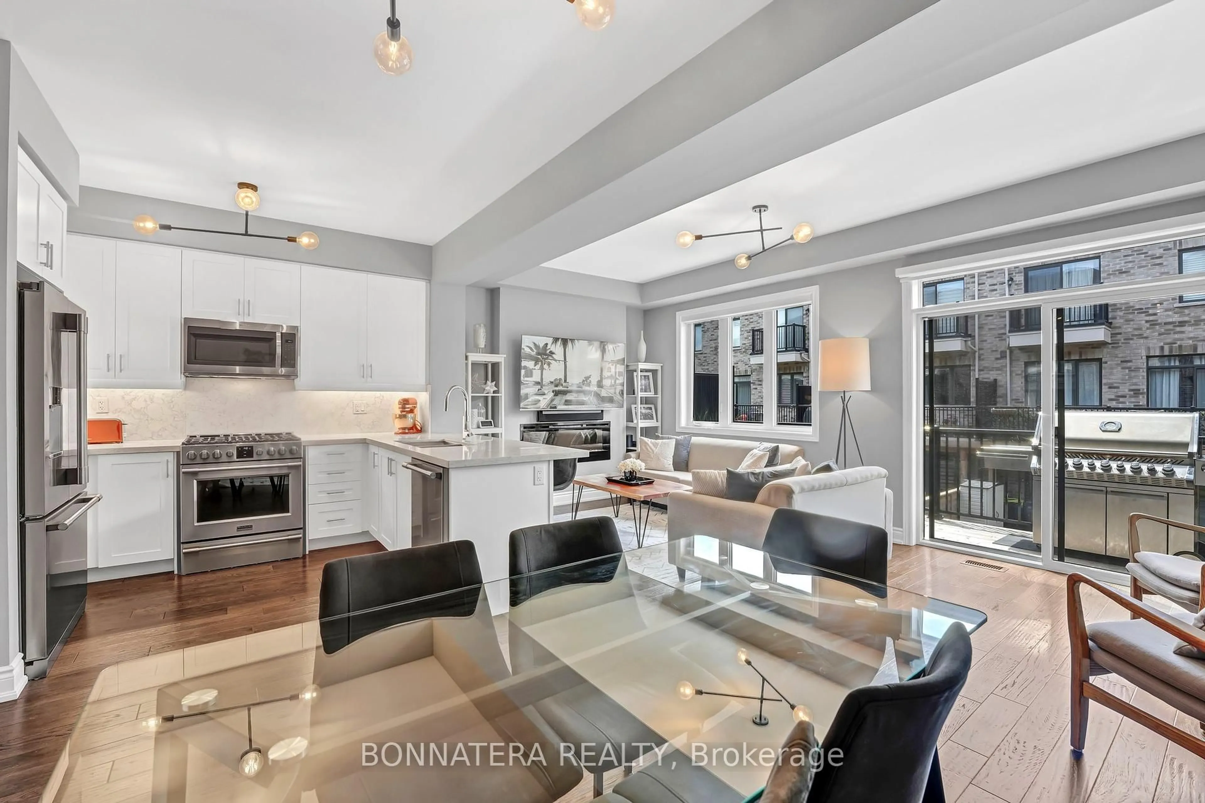 Open concept kitchen, unknown for 10 Augustus Terr #103, Toronto Ontario M8Z 0E4