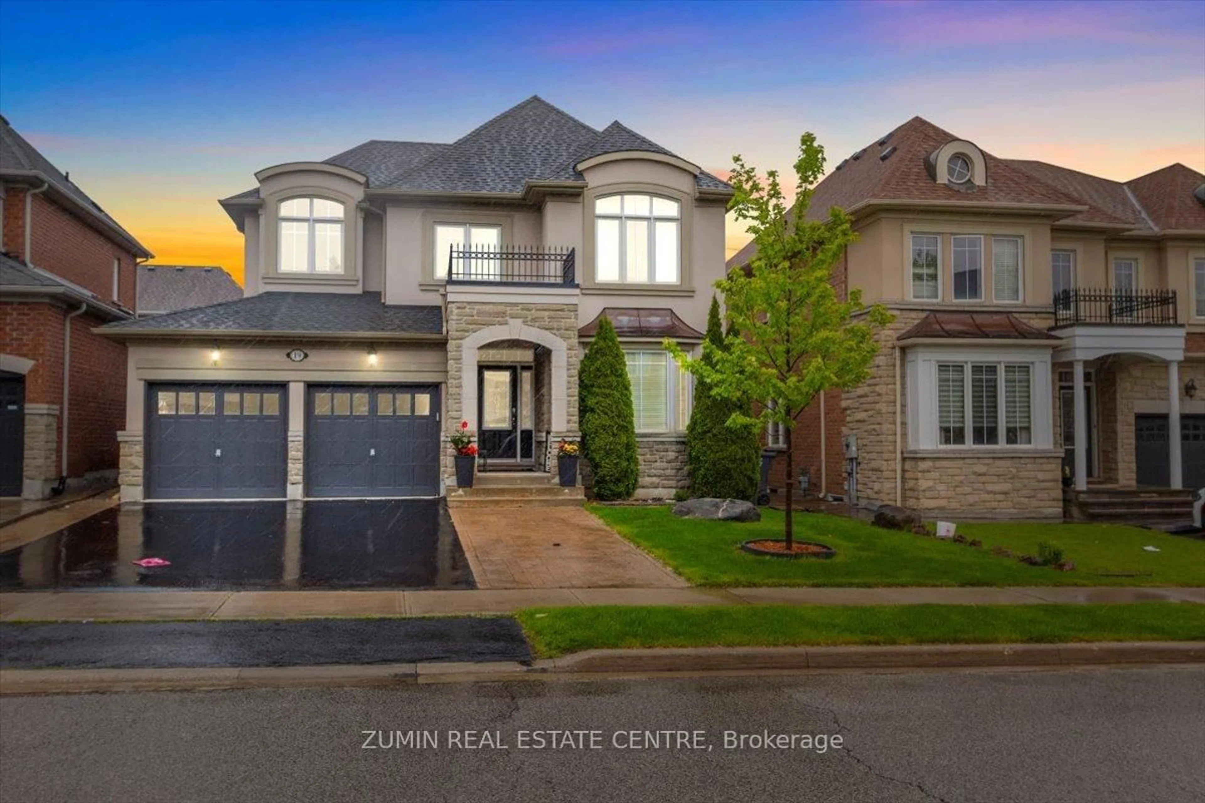 Home with brick exterior material, street for 19 Hawkridge Tr, Brampton Ontario L6P 2T5