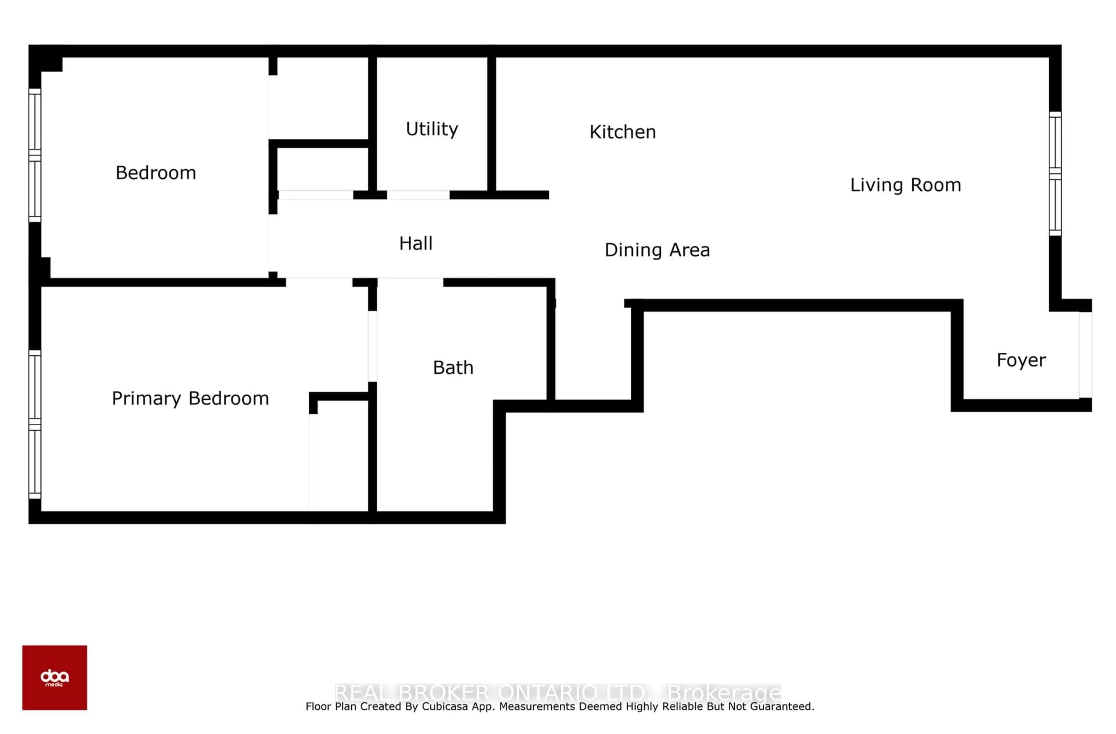 Floor plan for 630 Rogers Rd #21, Toronto Ontario M6M 0B4