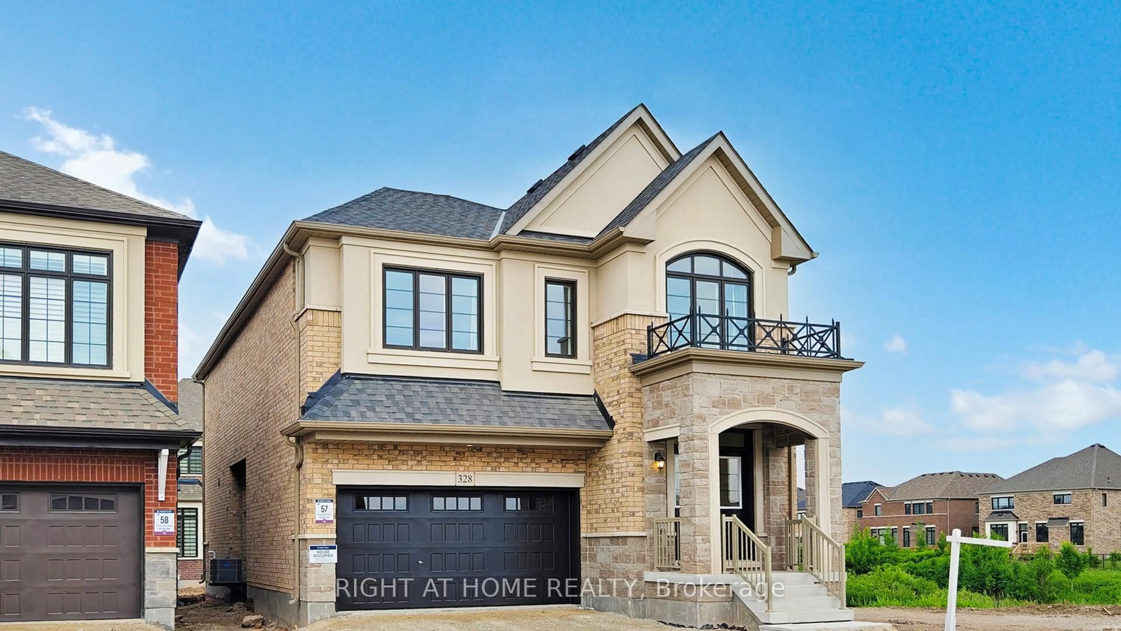 Home with brick exterior material, street for 328 Bergamot Ave, Milton Ontario L9E 1Y8
