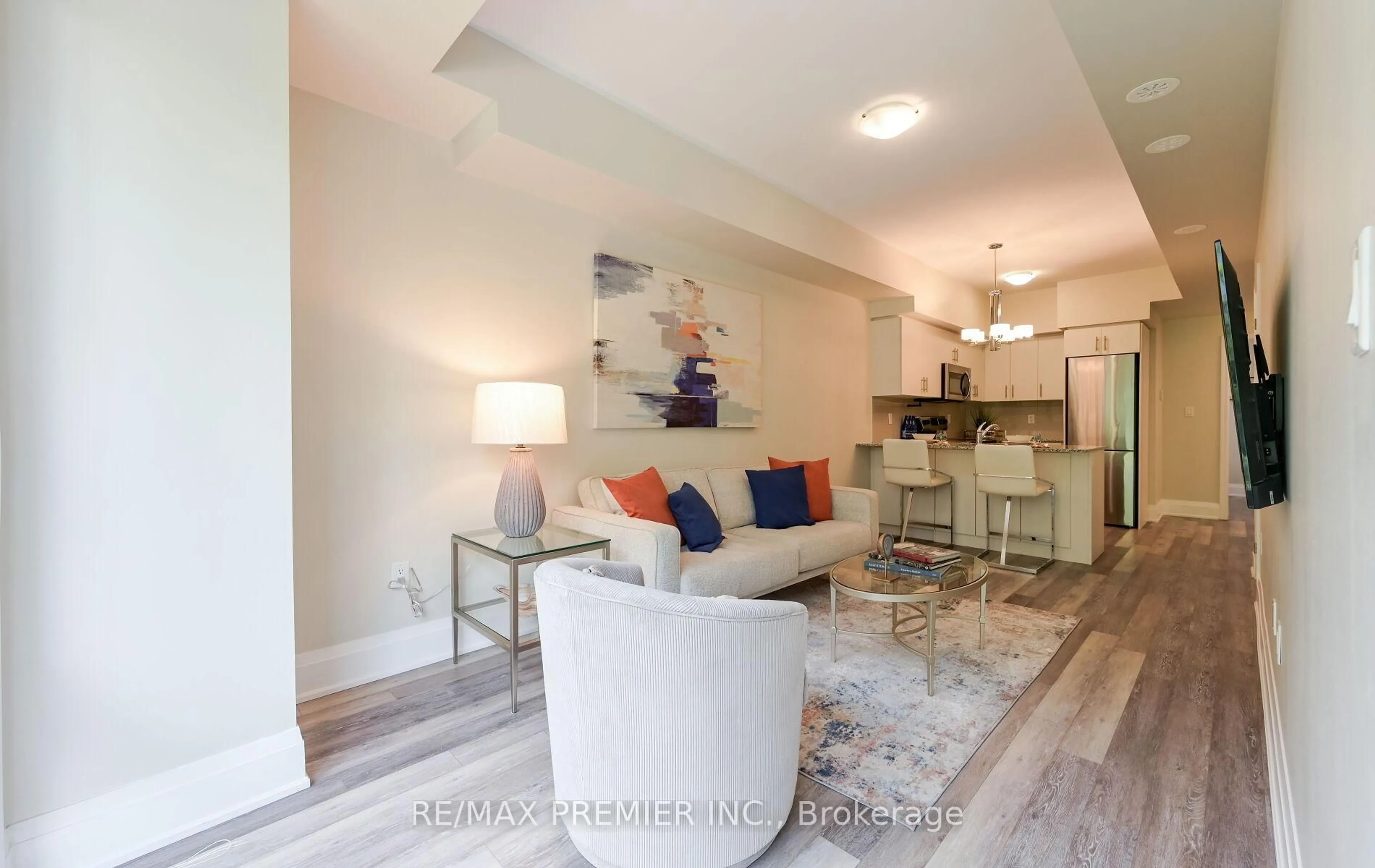 Living room with furniture, unknown for 30 Fieldway Rd #88, Toronto Ontario M8Z 0E3