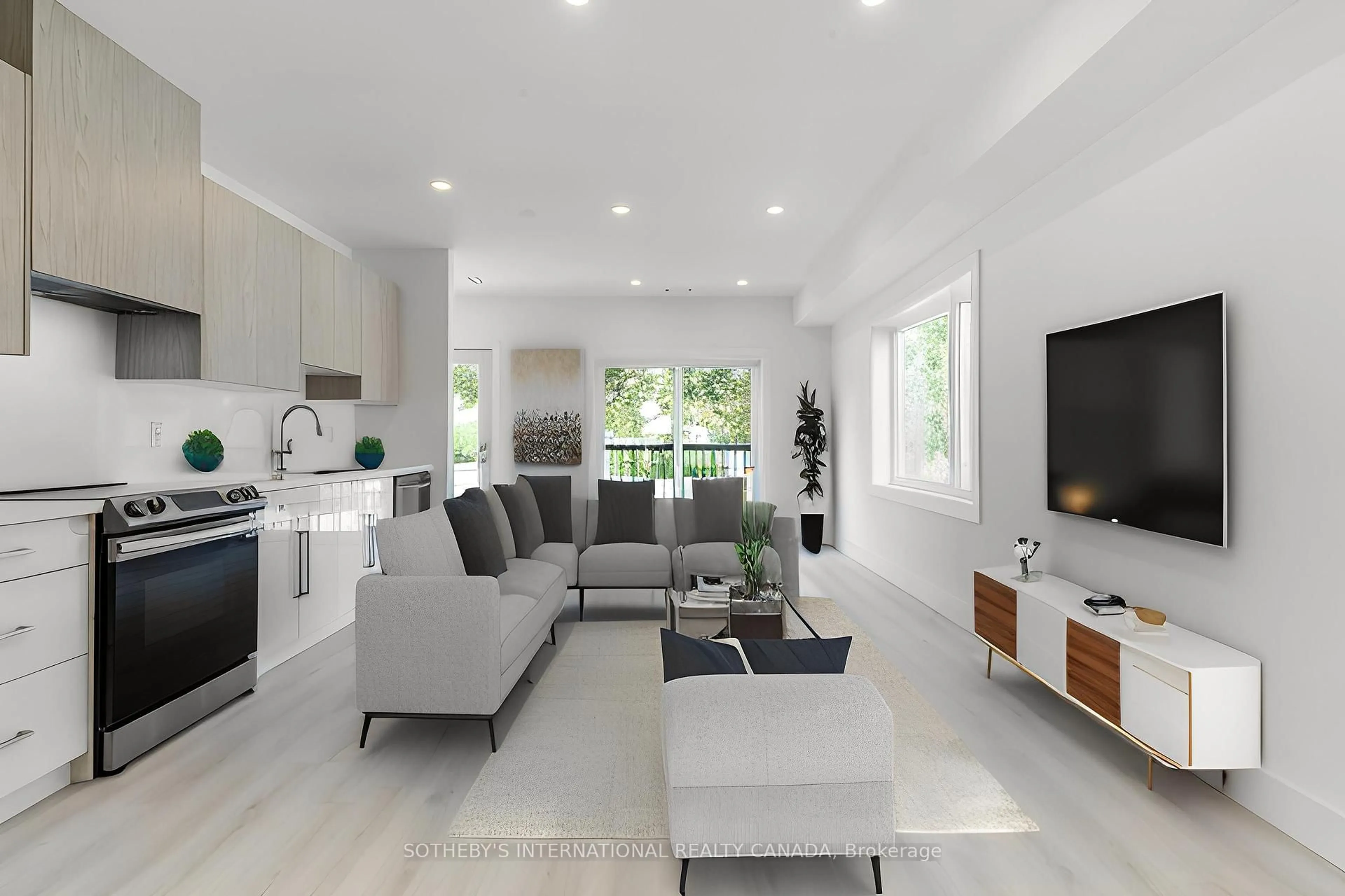 Living room with furniture, unknown for 15 Burrard Rd, Toronto Ontario M9W 3T1