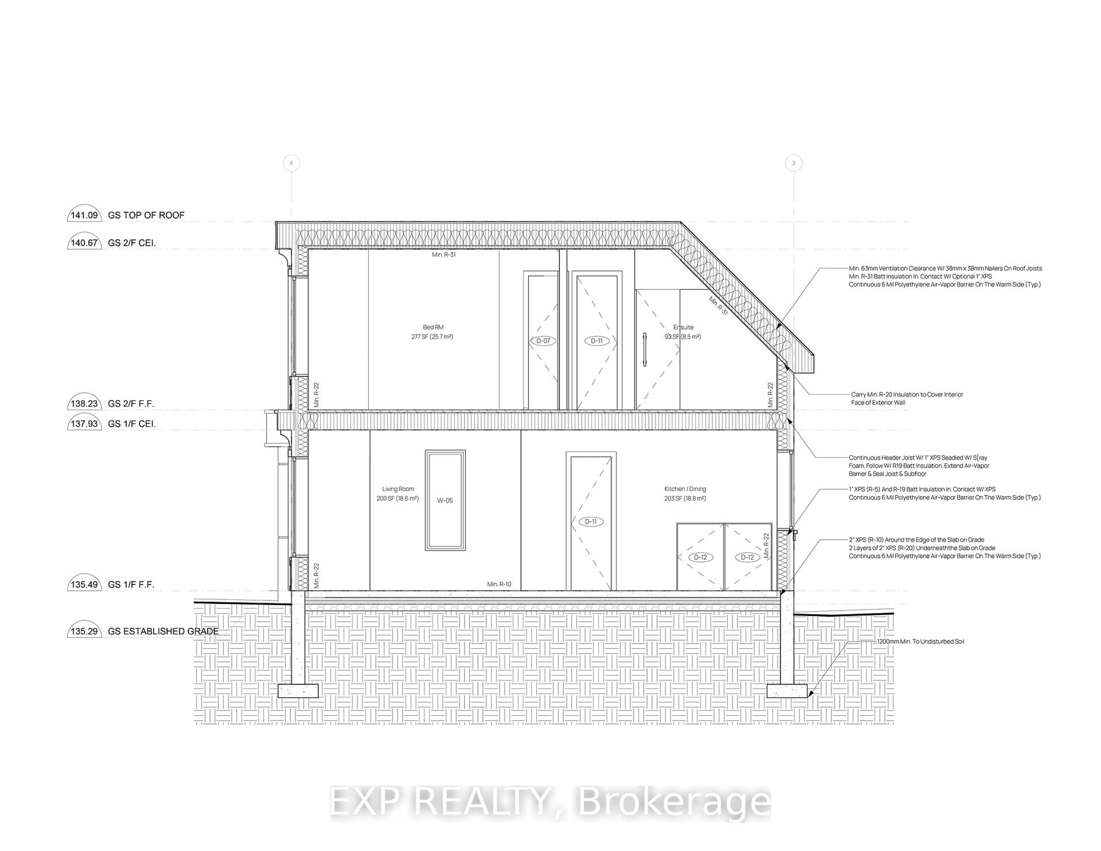 Floor plan for 106 Botfield Ave, Toronto Ontario M9B 4E5