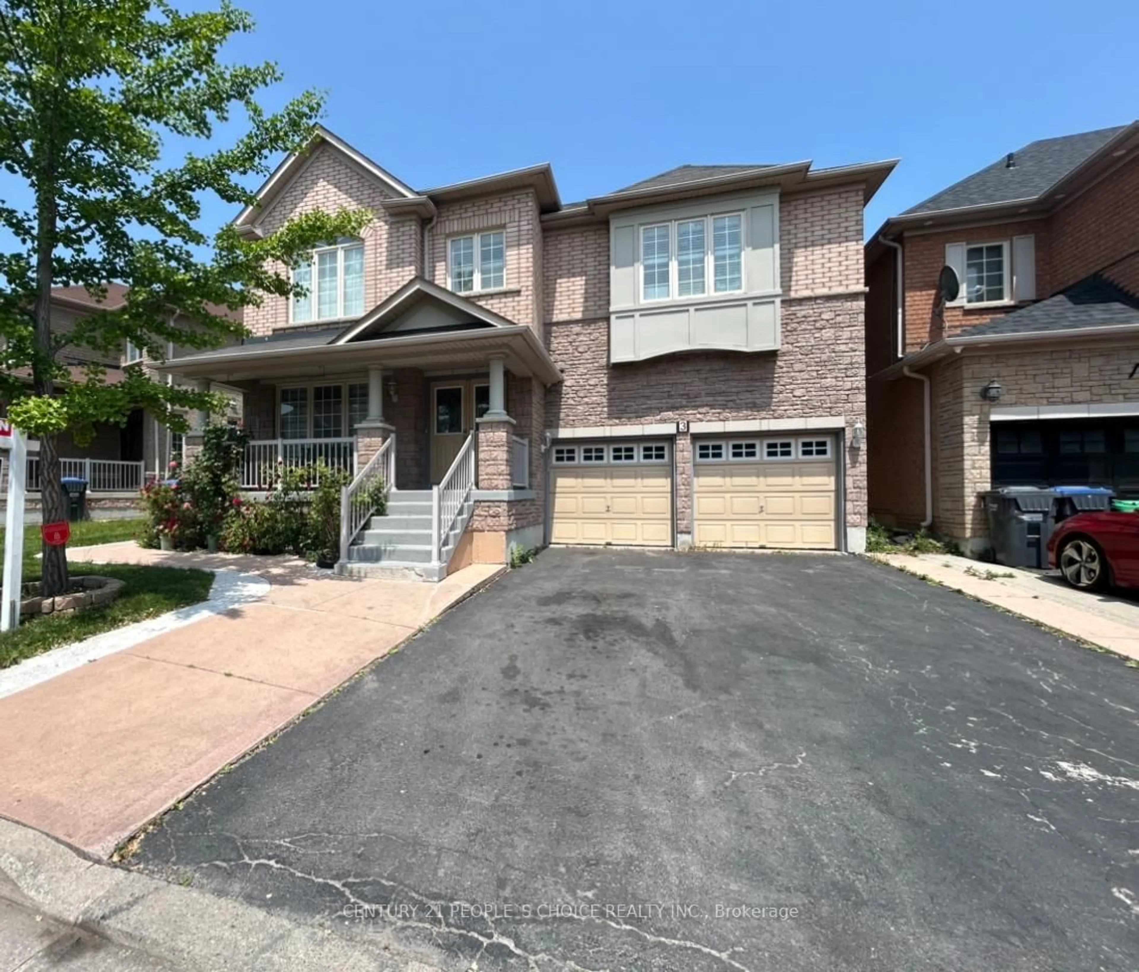 Home with brick exterior material, street for 3 Citronella Lane, Brampton Ontario L6R 3E1