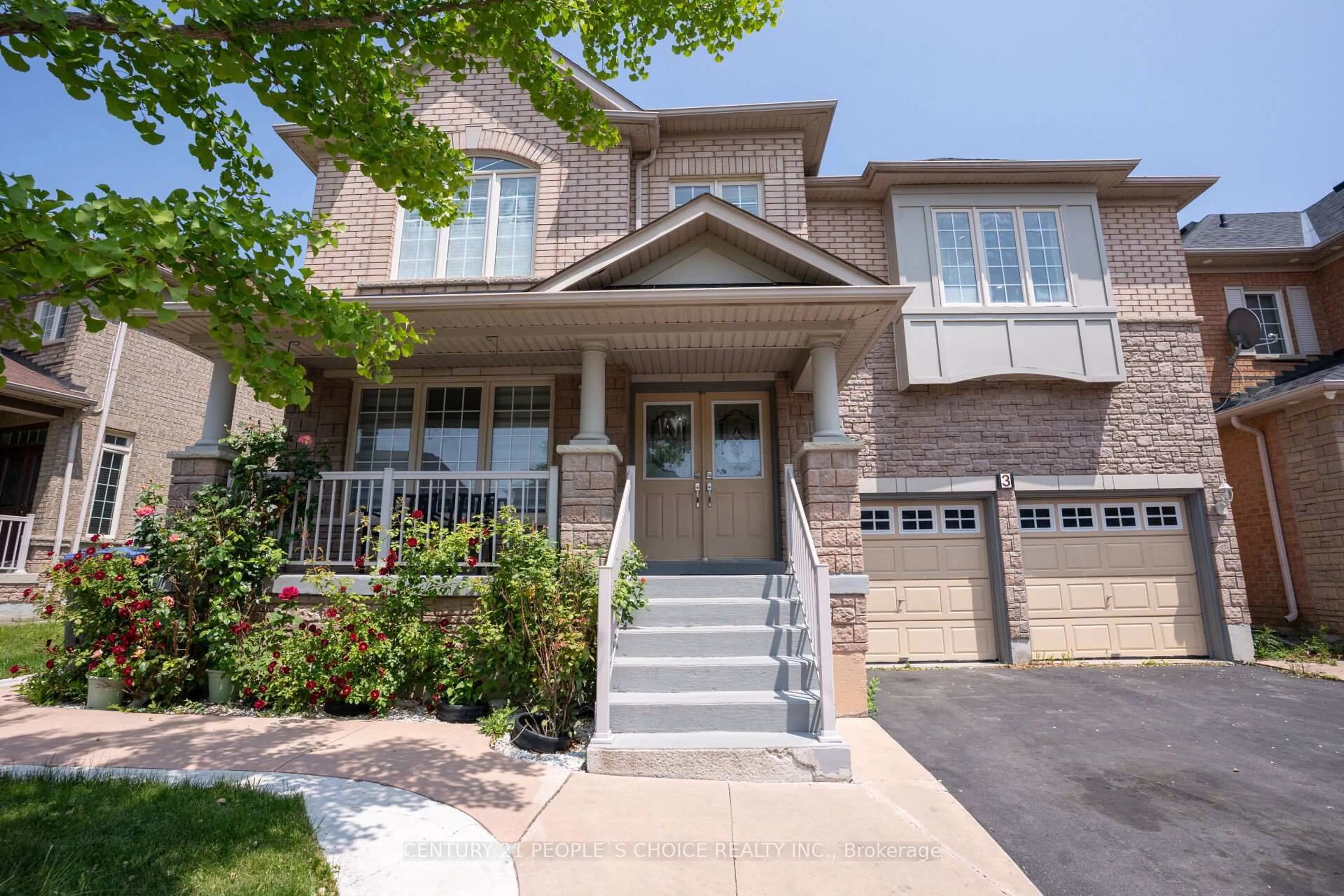 Home with brick exterior material, street for 3 Citronella Lane, Brampton Ontario L6R 3E1