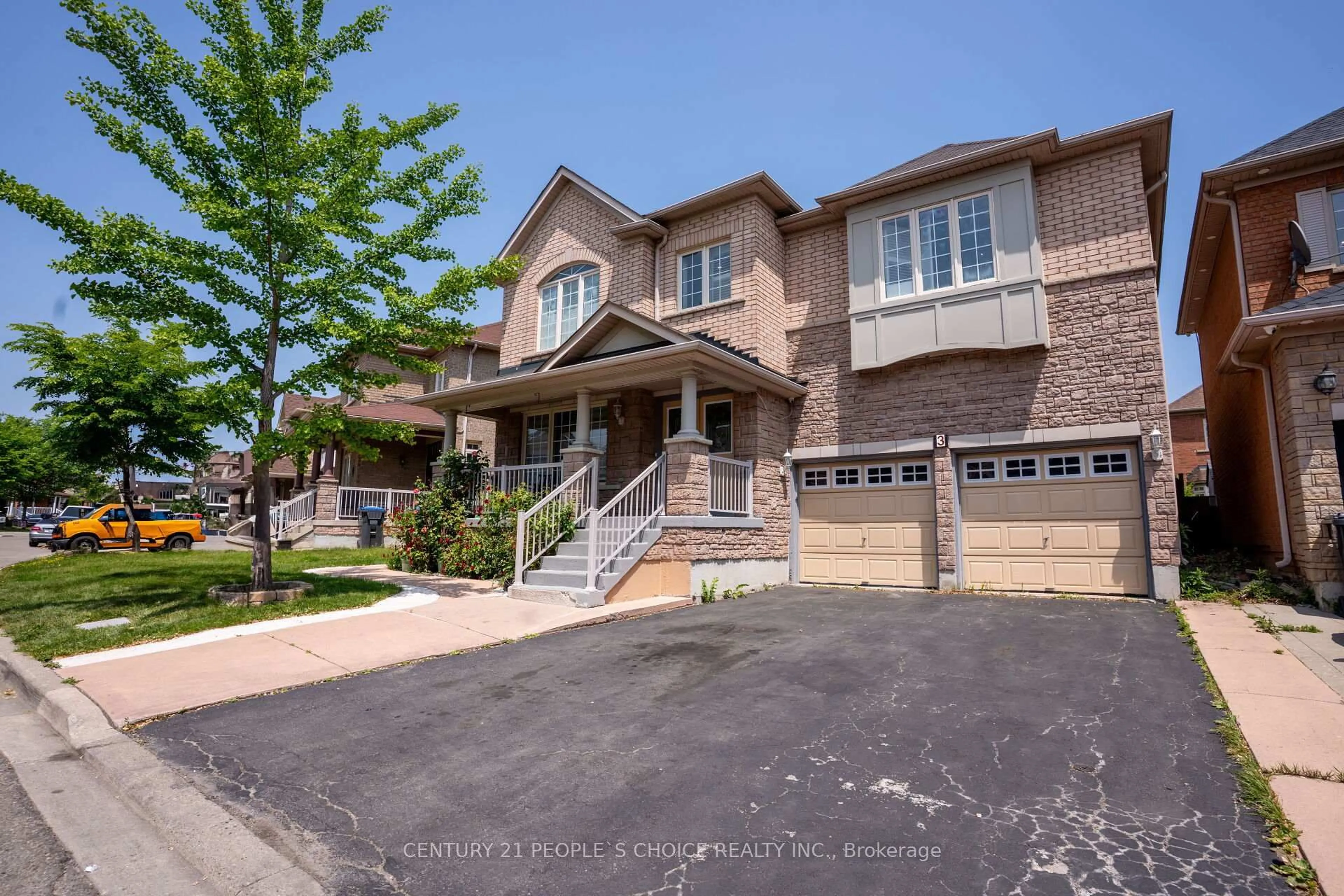 Home with brick exterior material, street for 3 Citronella Lane, Brampton Ontario L6R 3E1