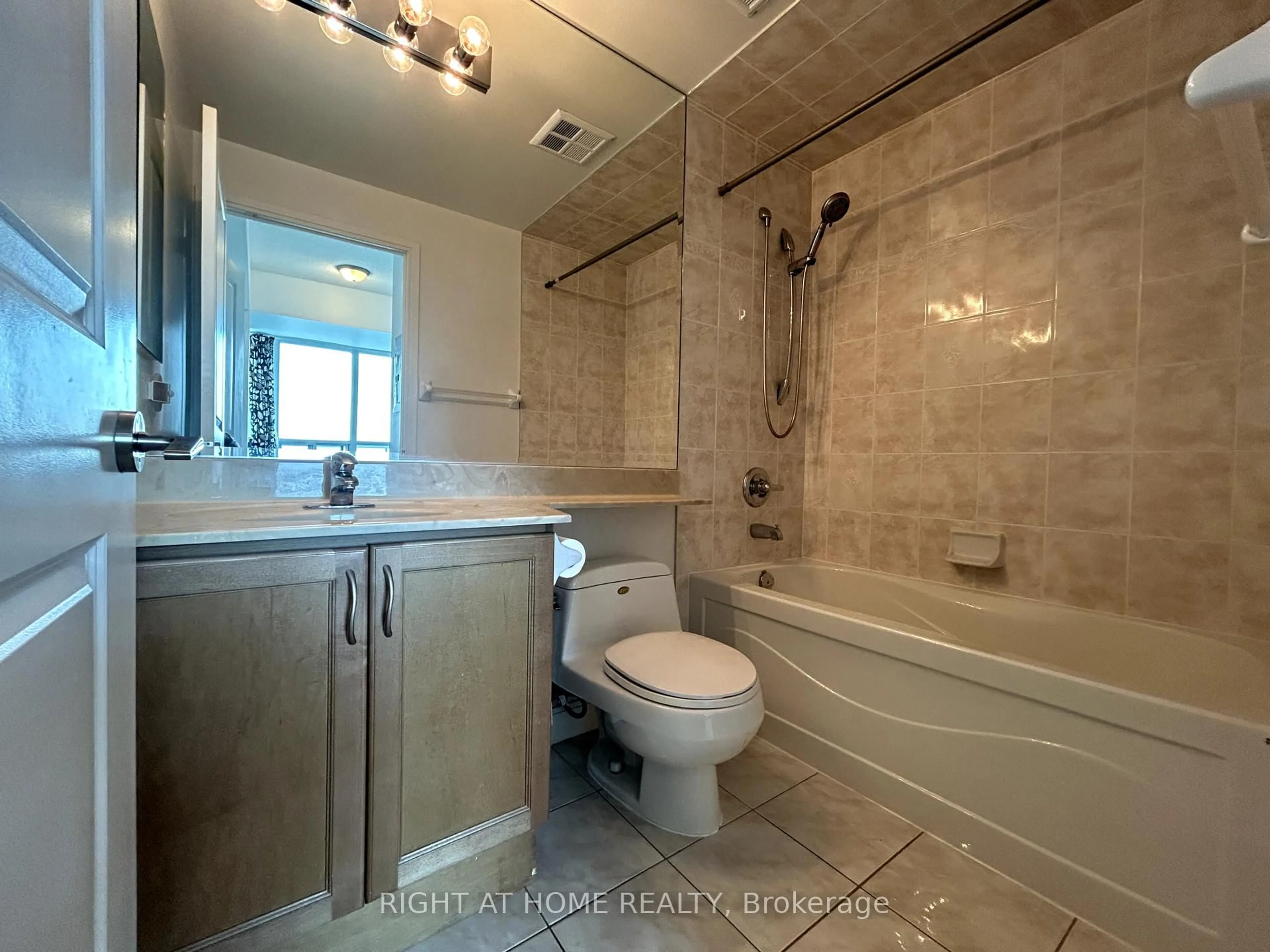 Standard bathroom, ceramic/tile floor for 80 Absolute Ave #2001, Mississauga Ontario L4Z 0A2