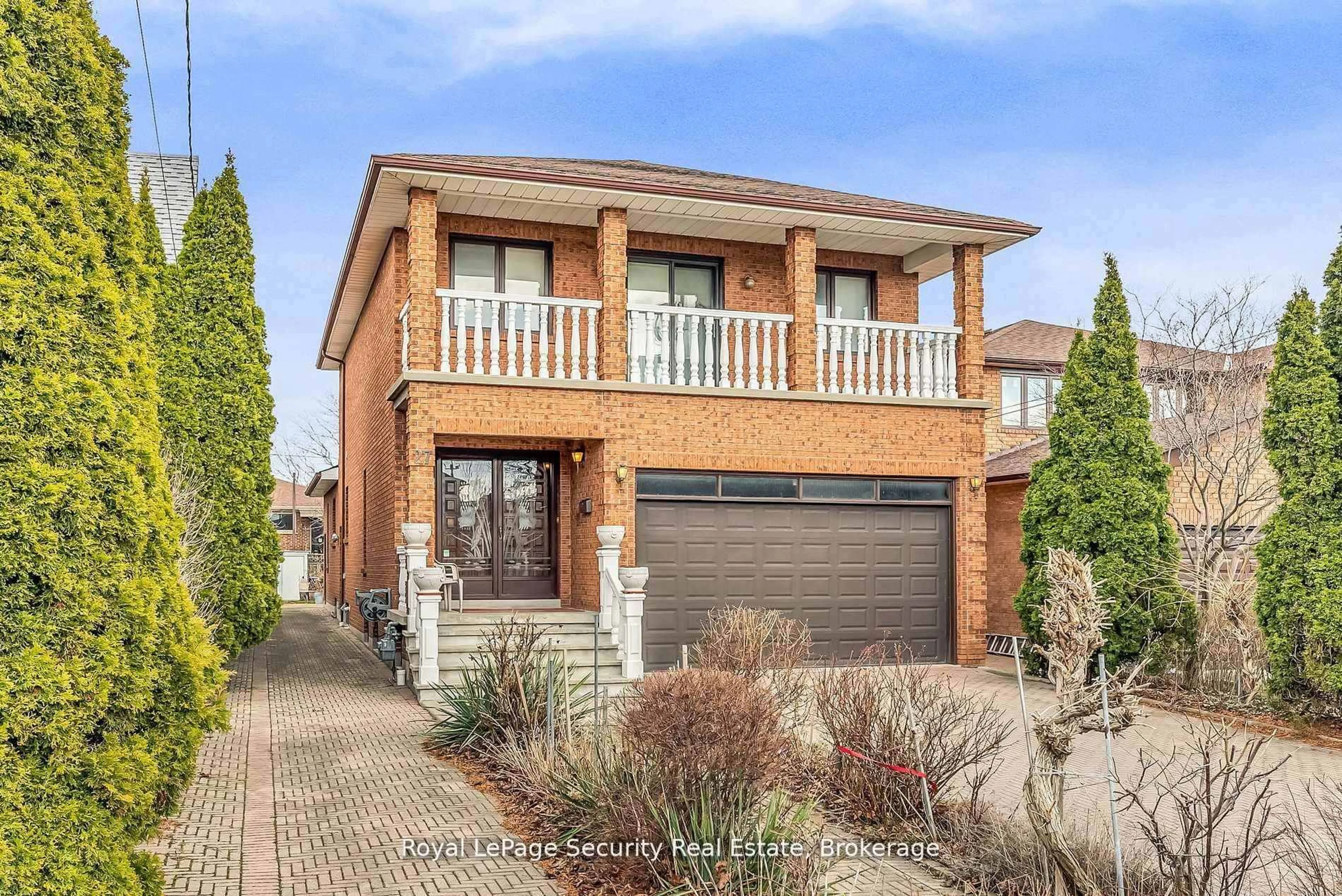 Home with brick exterior material, street for 27 Mulholland Ave, Toronto Ontario M6A 2S1