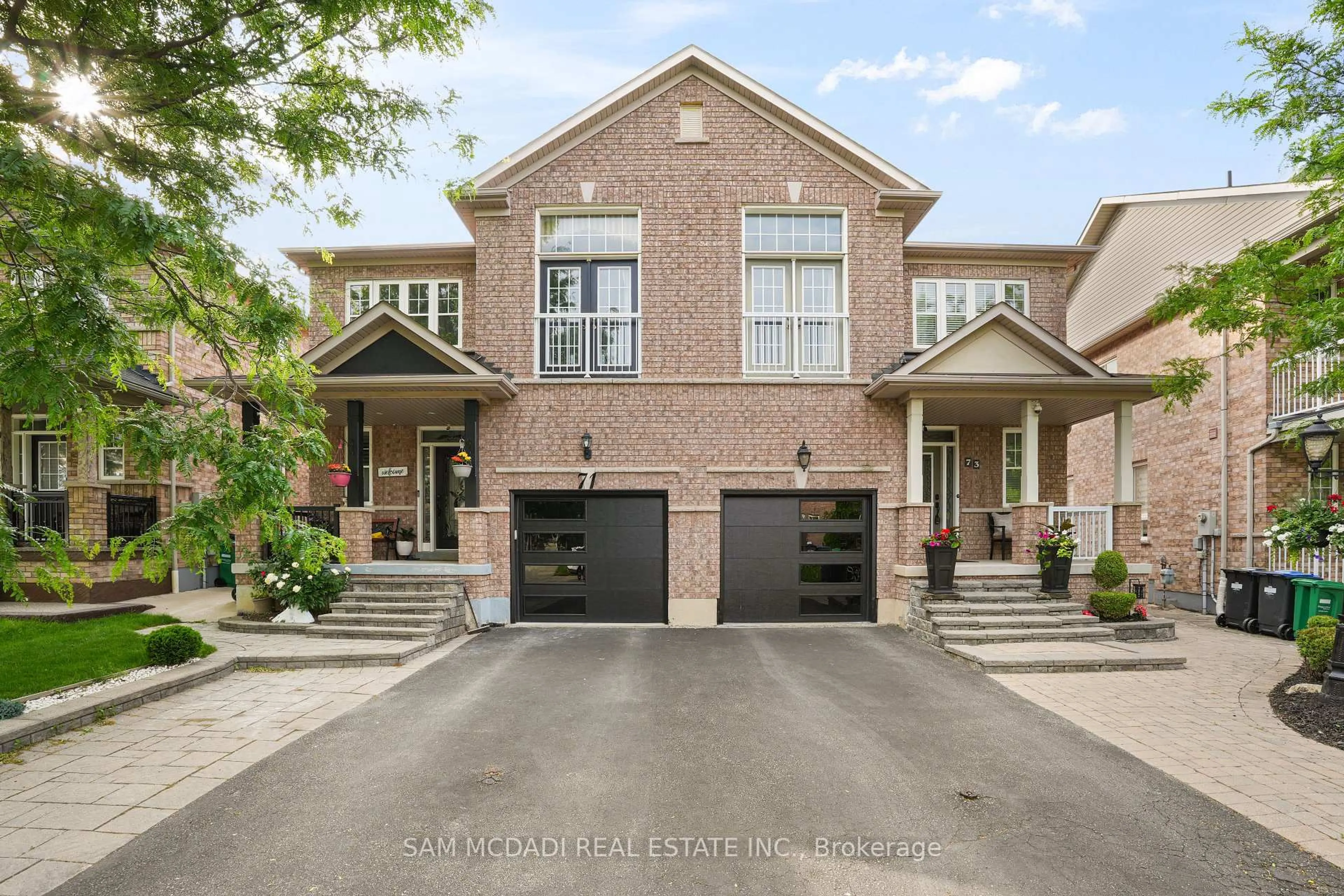 Home with brick exterior material, street for 73 Pergola Way, Brampton Ontario L6Y 5N1