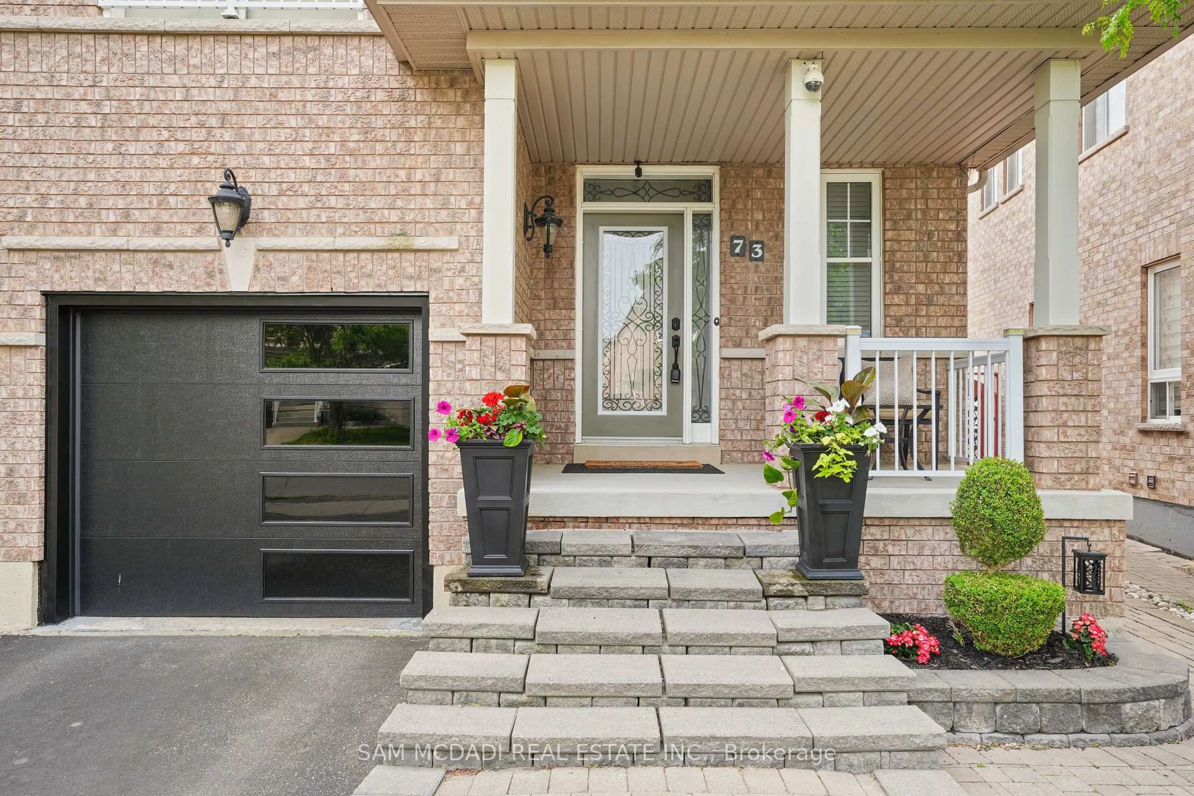 Home with brick exterior material, street for 73 Pergola Way, Brampton Ontario L6Y 5N1