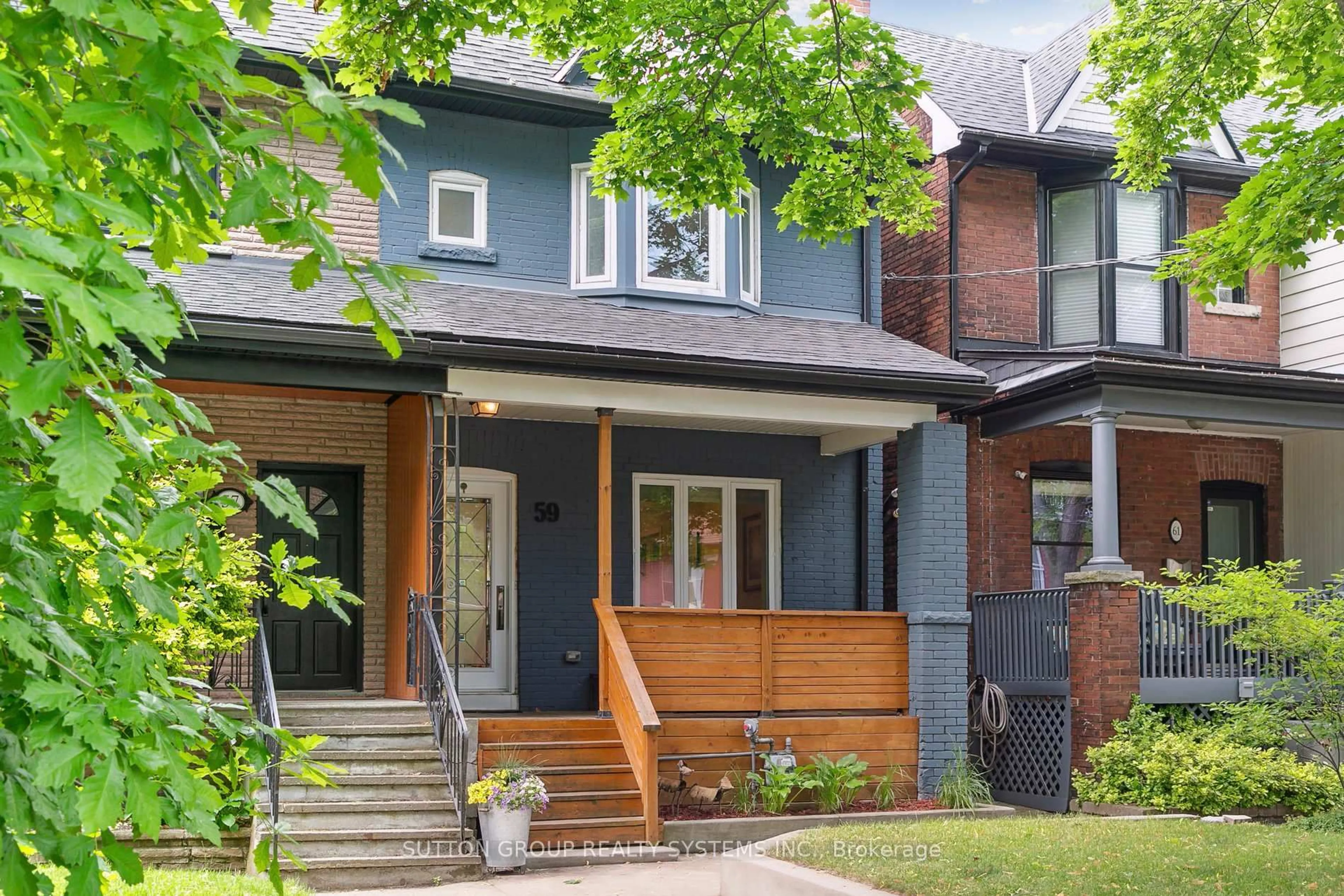 Home with brick exterior material, street for 59 Vernon St, Toronto Ontario M6P 1S9