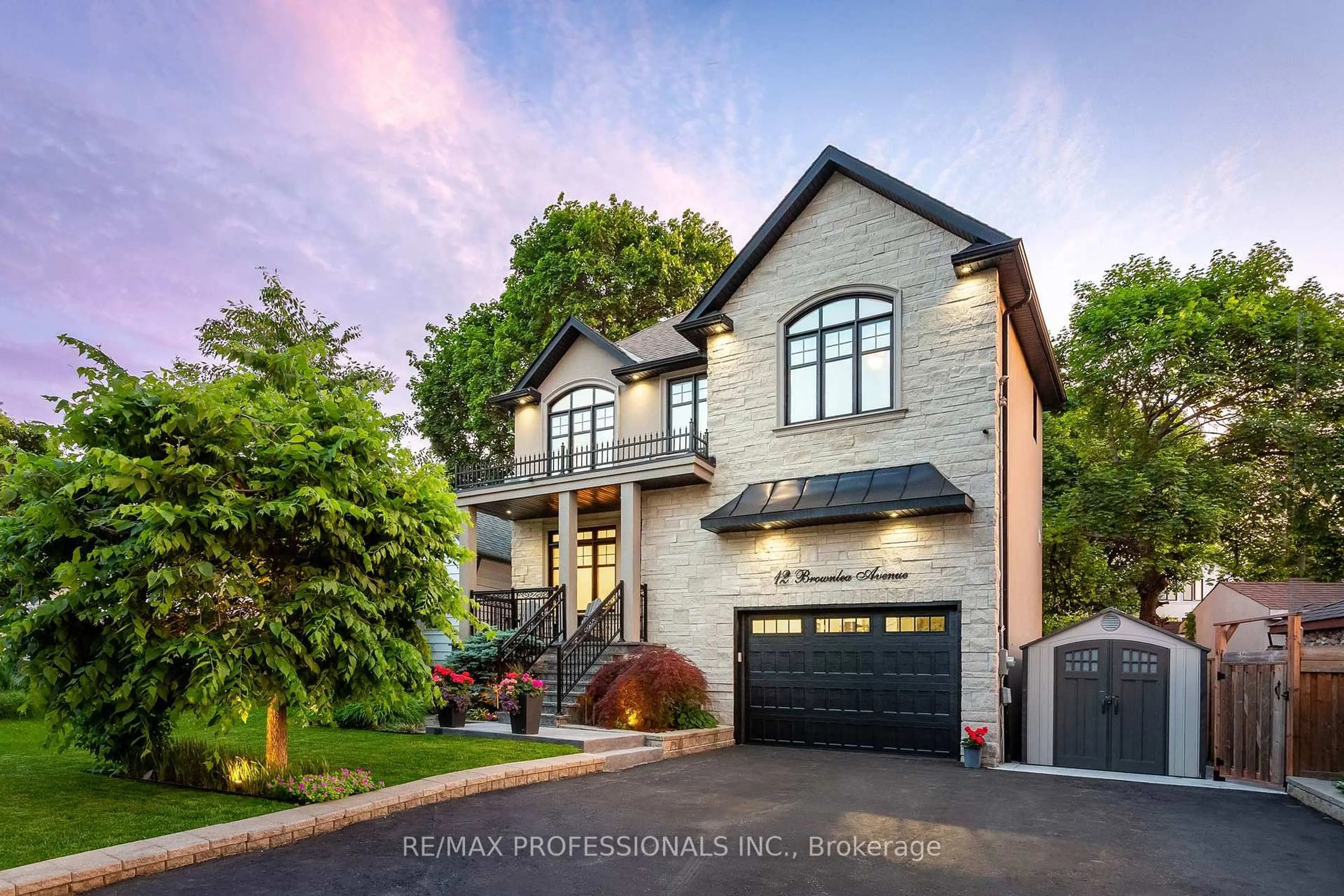Home with brick exterior material, street for 12 Brownlea Ave, Toronto Ontario M9P 2R4