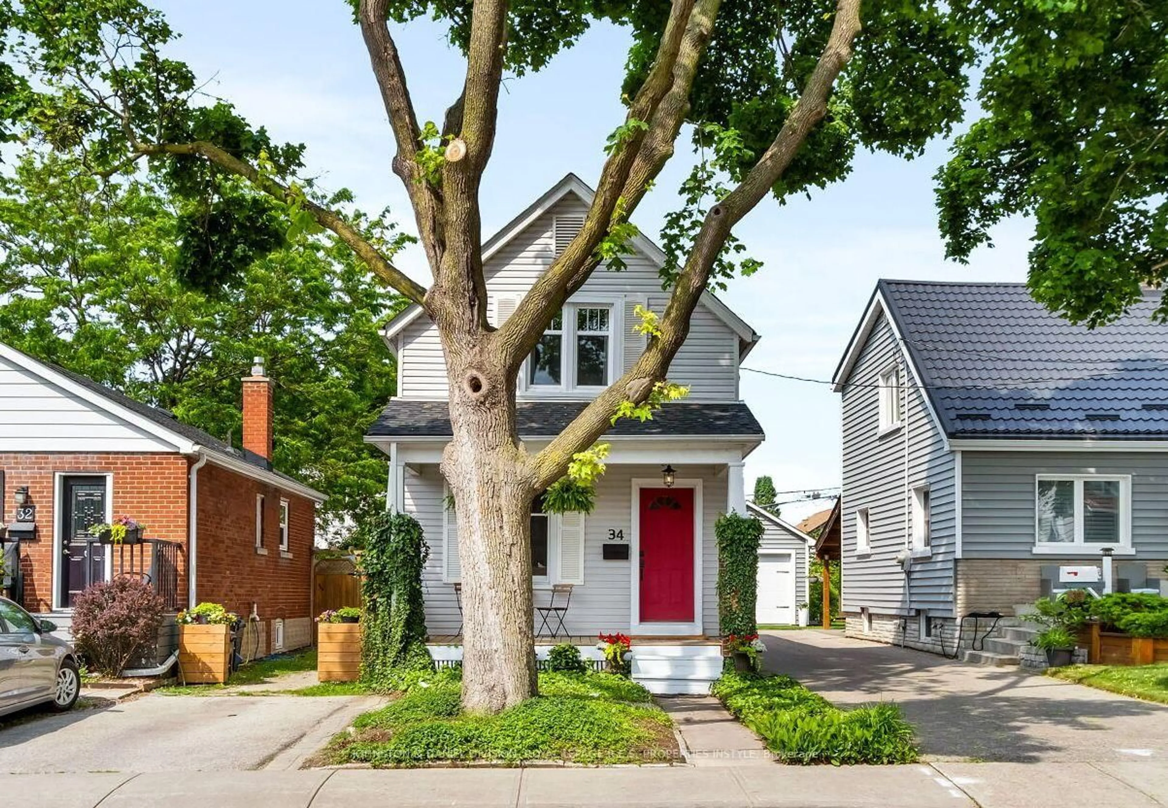 Home with brick exterior material, street for 34 Sixteenth St, Toronto Ontario M8V 3J8