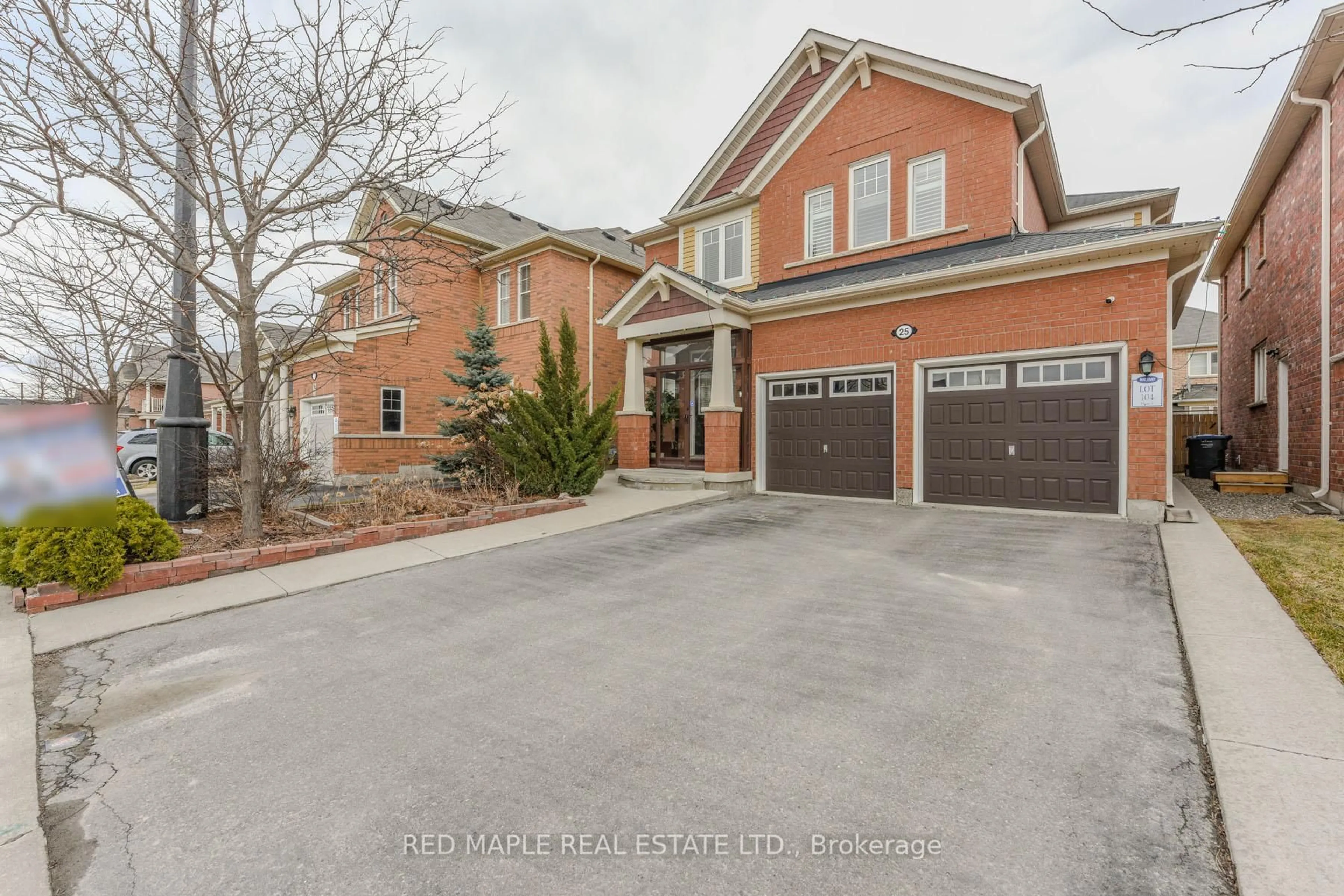 Home with brick exterior material, street for 25 Killick Rd, Brampton Ontario L7A 0Y6