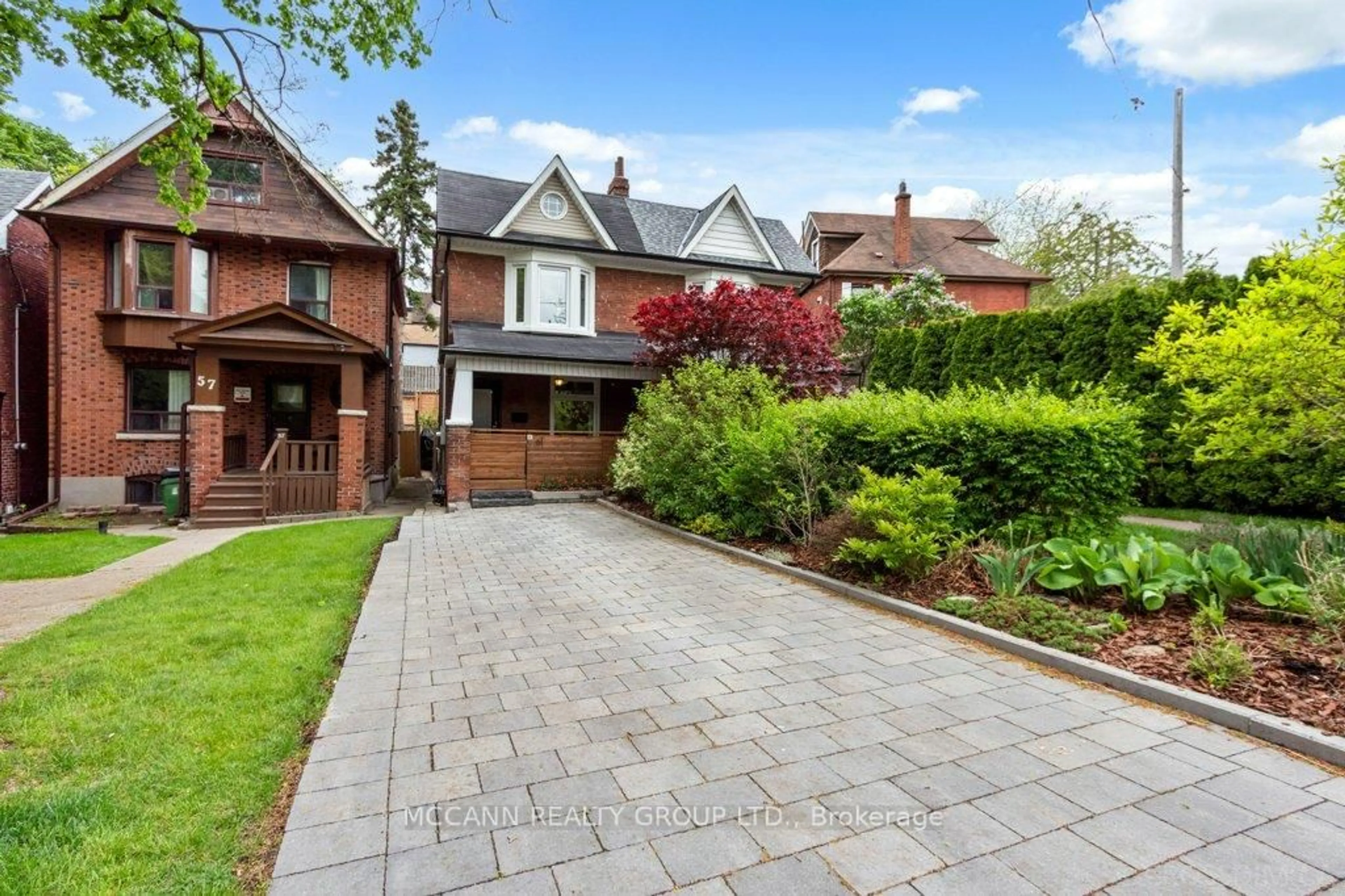 Home with brick exterior material, street for 61 Hillsview Ave, Toronto Ontario M6P 1J4