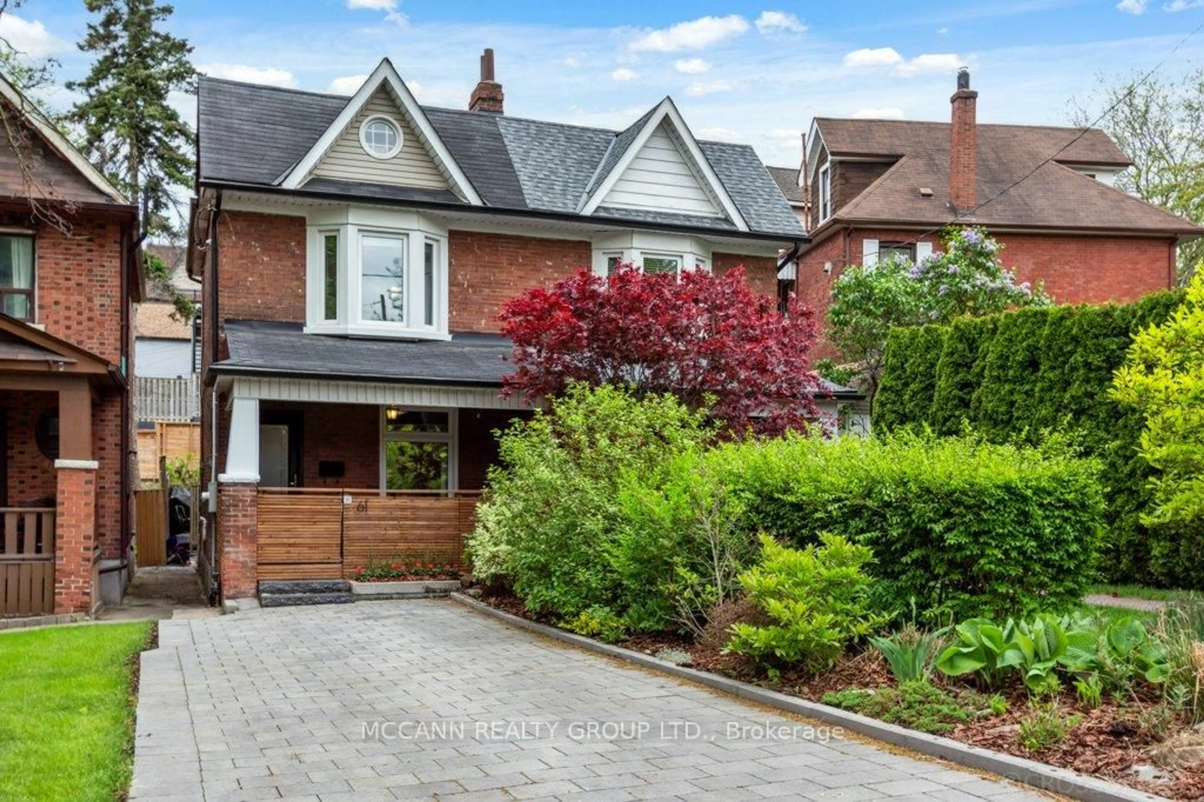 Home with brick exterior material, street for 61 Hillsview Ave, Toronto Ontario M6P 1J4