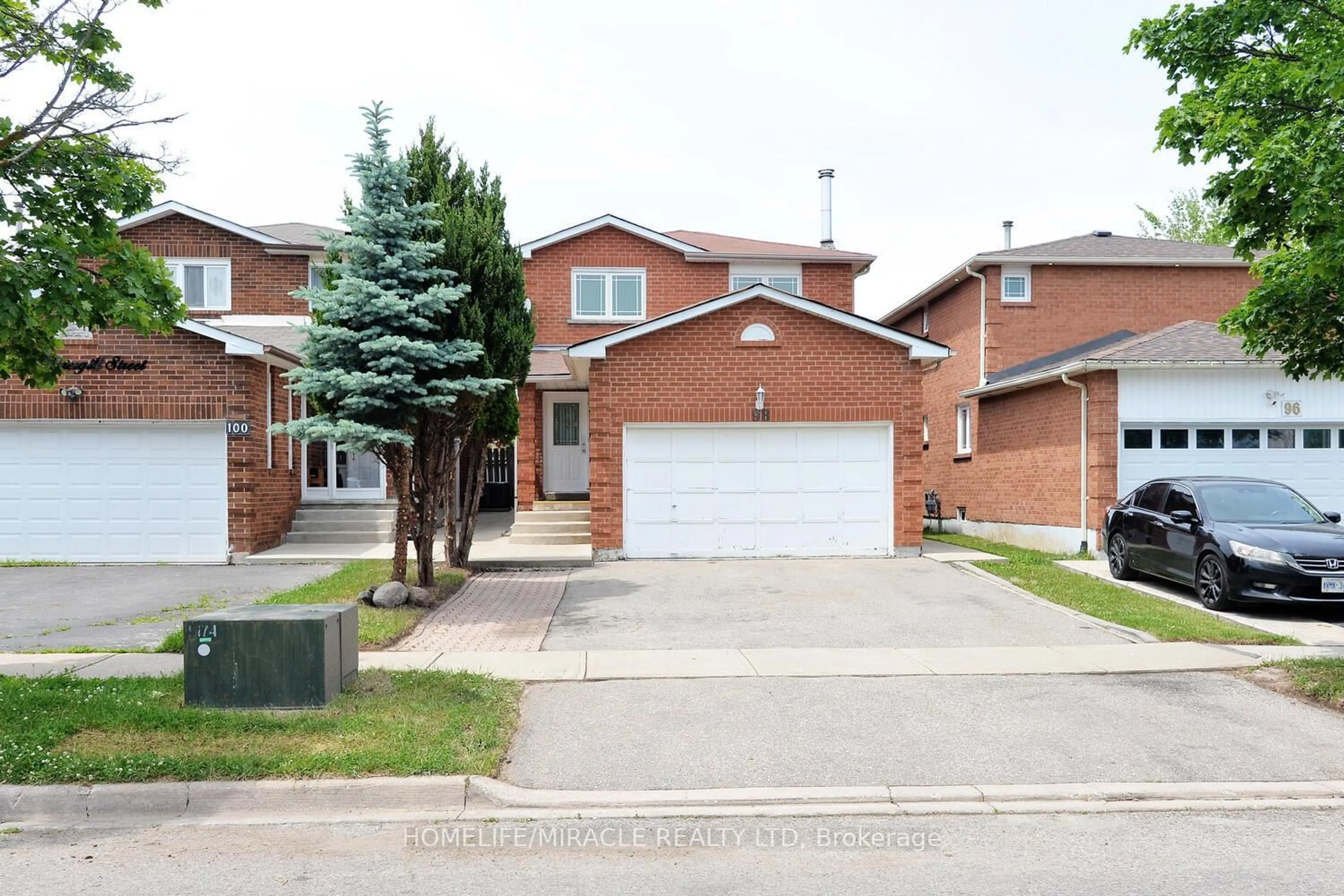 Home with brick exterior material, street for 98 Gatesgill St, Brampton Ontario L6X 3S7