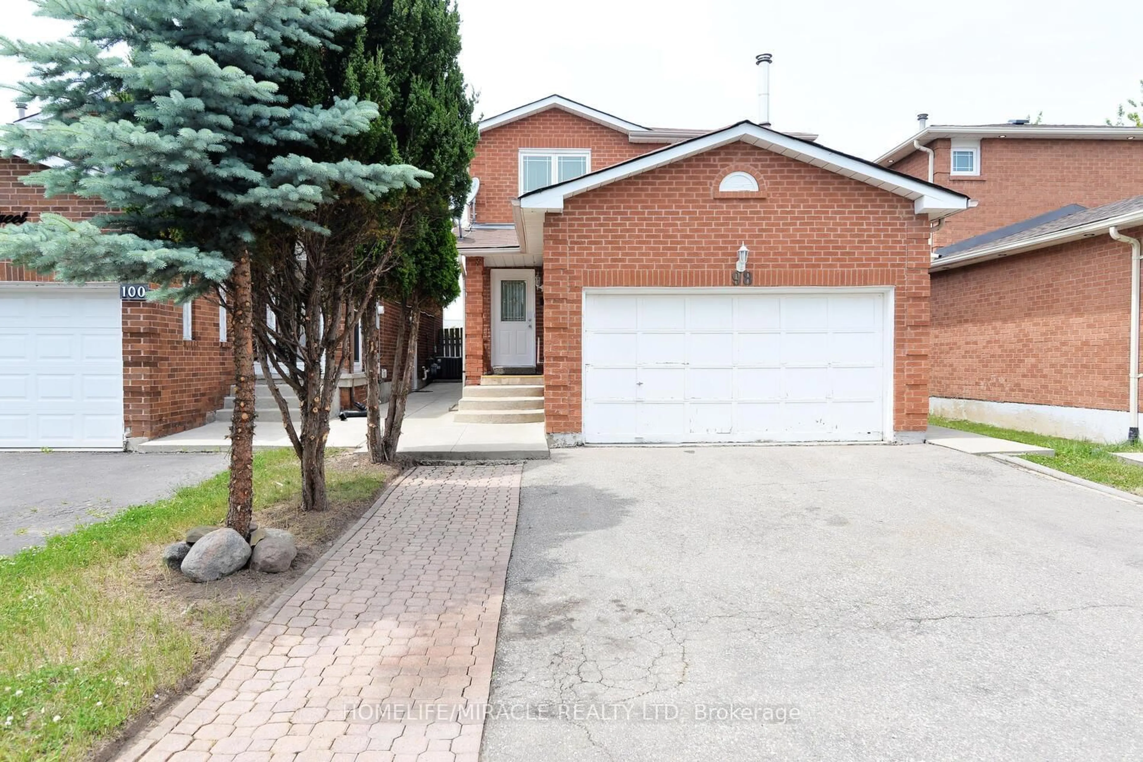 Home with brick exterior material, street for 98 Gatesgill St, Brampton Ontario L6X 3S7