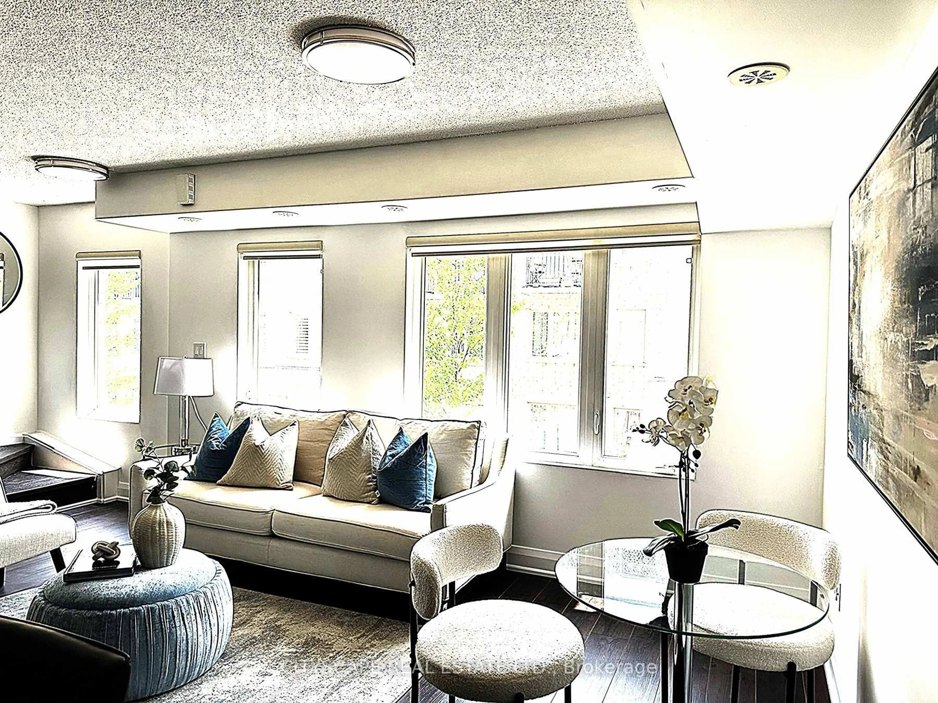 Living room with furniture, unknown for 16 Foundry Ave #212, Toronto Ontario M6H 0A9