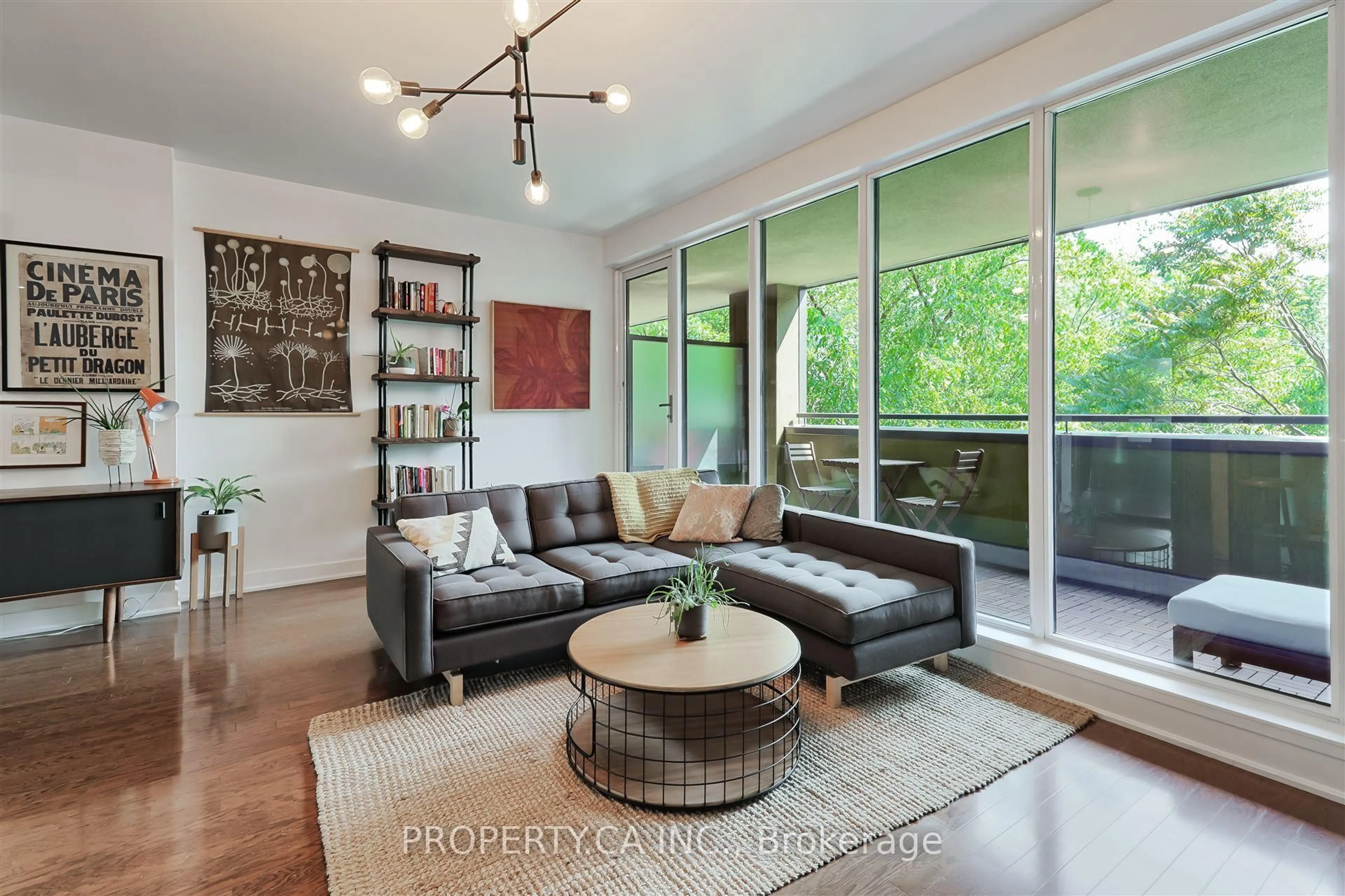Living room with furniture, unknown for 25 Ritchie Ave #303, Toronto Ontario M6R 2J6