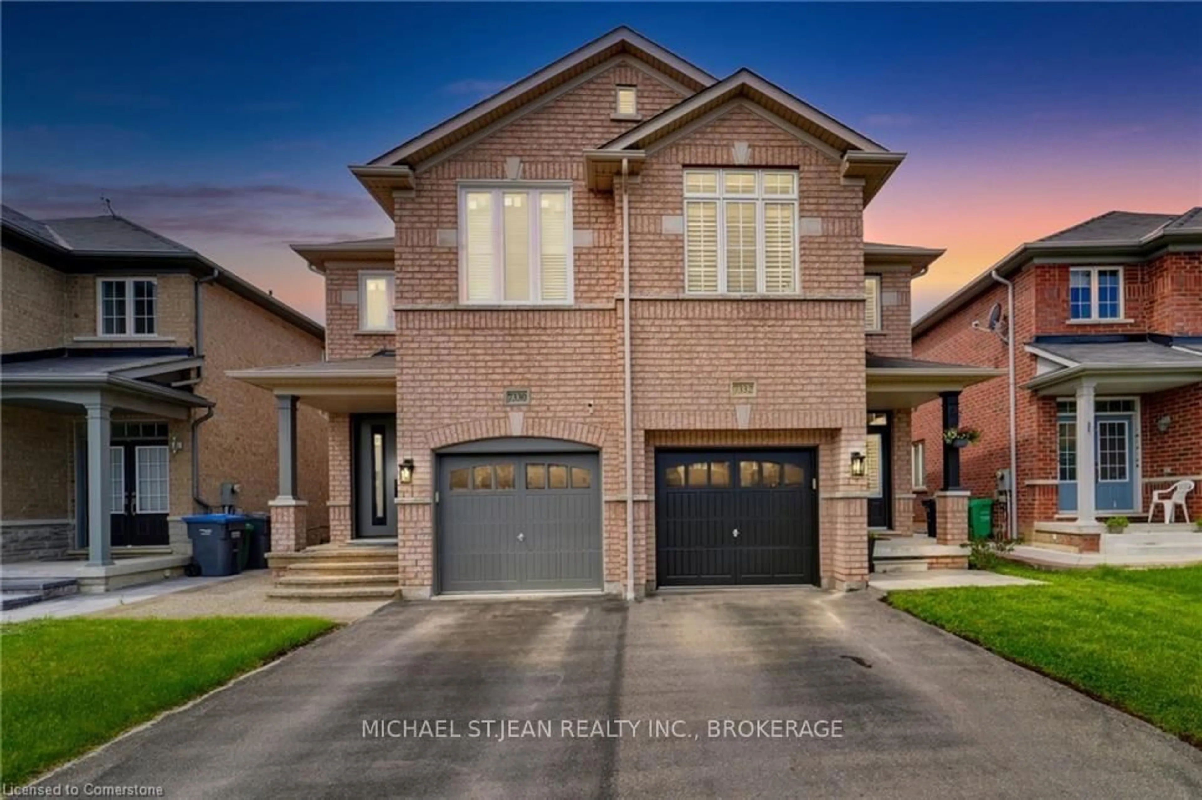 Home with brick exterior material, street for 7332 Golden Meadow Crt, Mississauga Ontario L5W 0B8