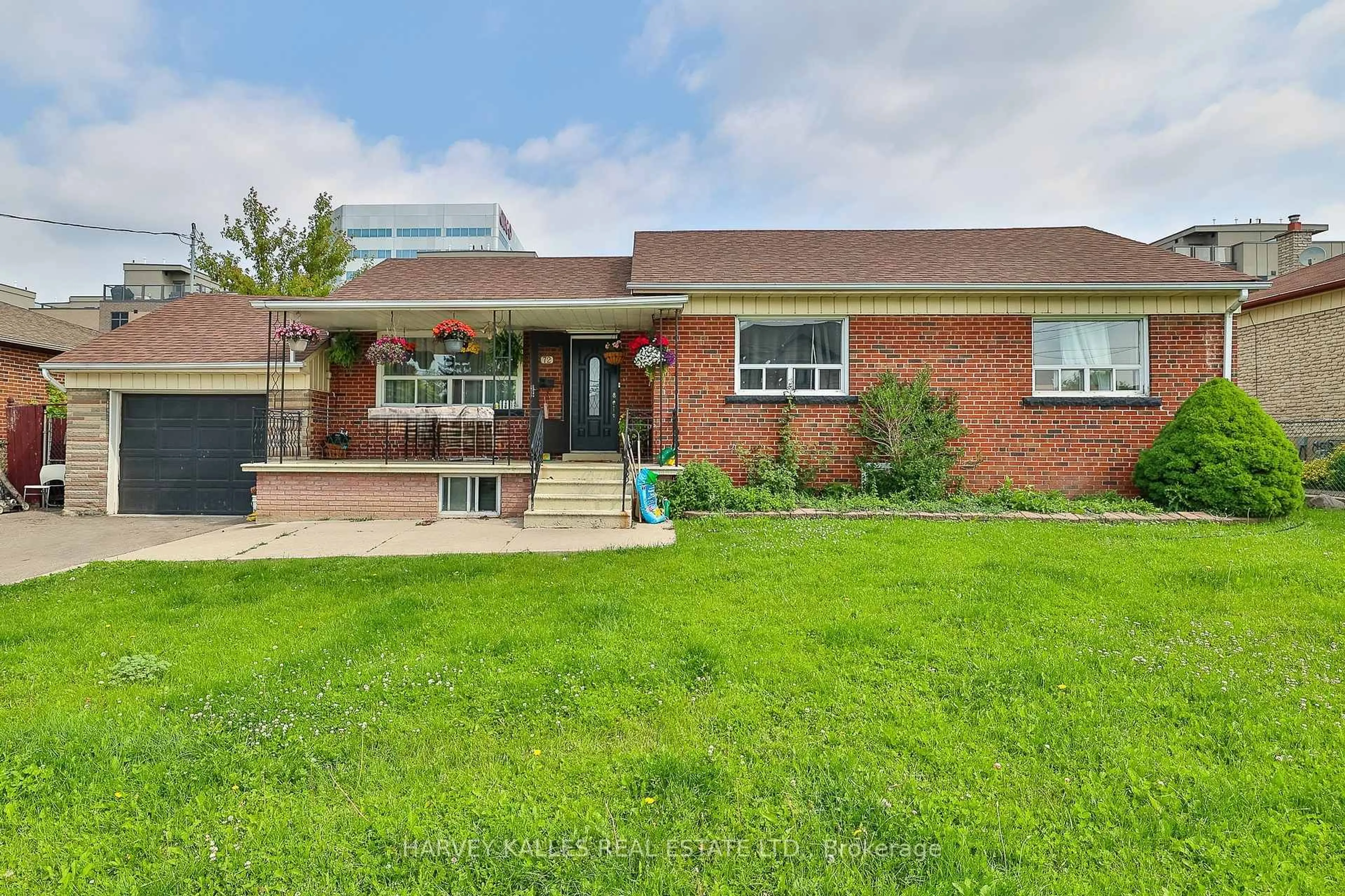 Home with brick exterior material, street for 72 Cork Ave, Toronto Ontario M6B 2Y2