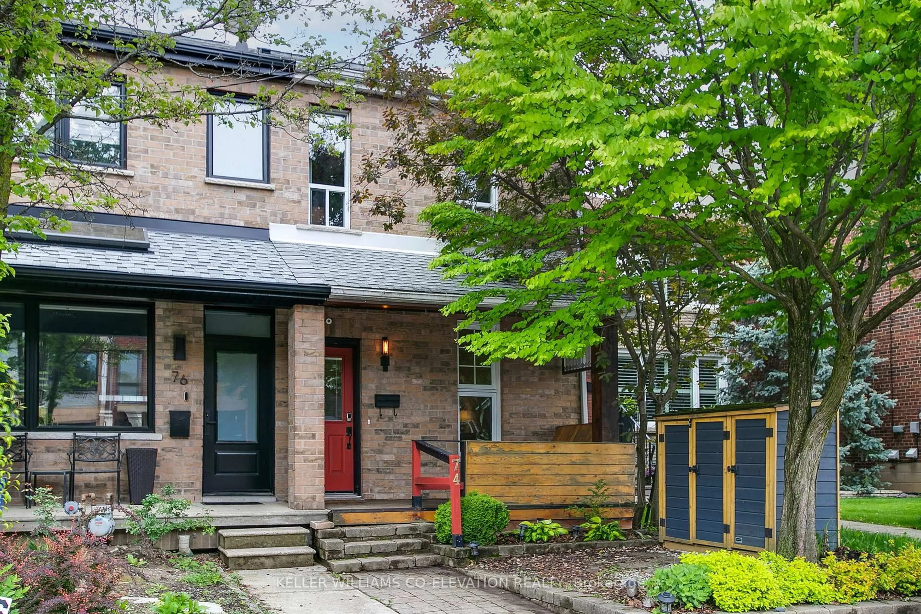 Home with brick exterior material, street for 74 Garden Ave, Toronto Ontario M6R 1H7