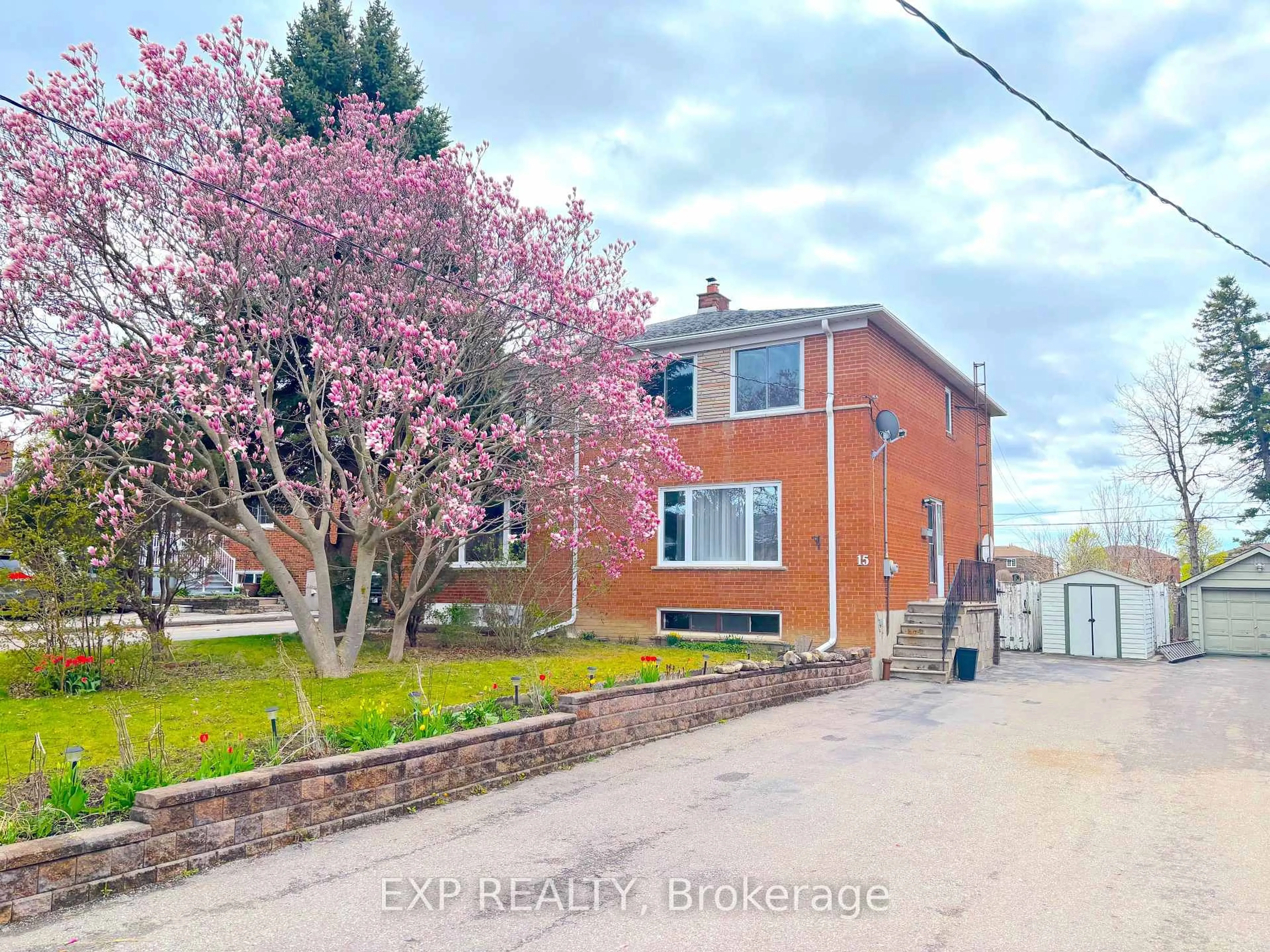 Home with brick exterior material, street for 15 Rambler Pl, Toronto Ontario M3L 1N6