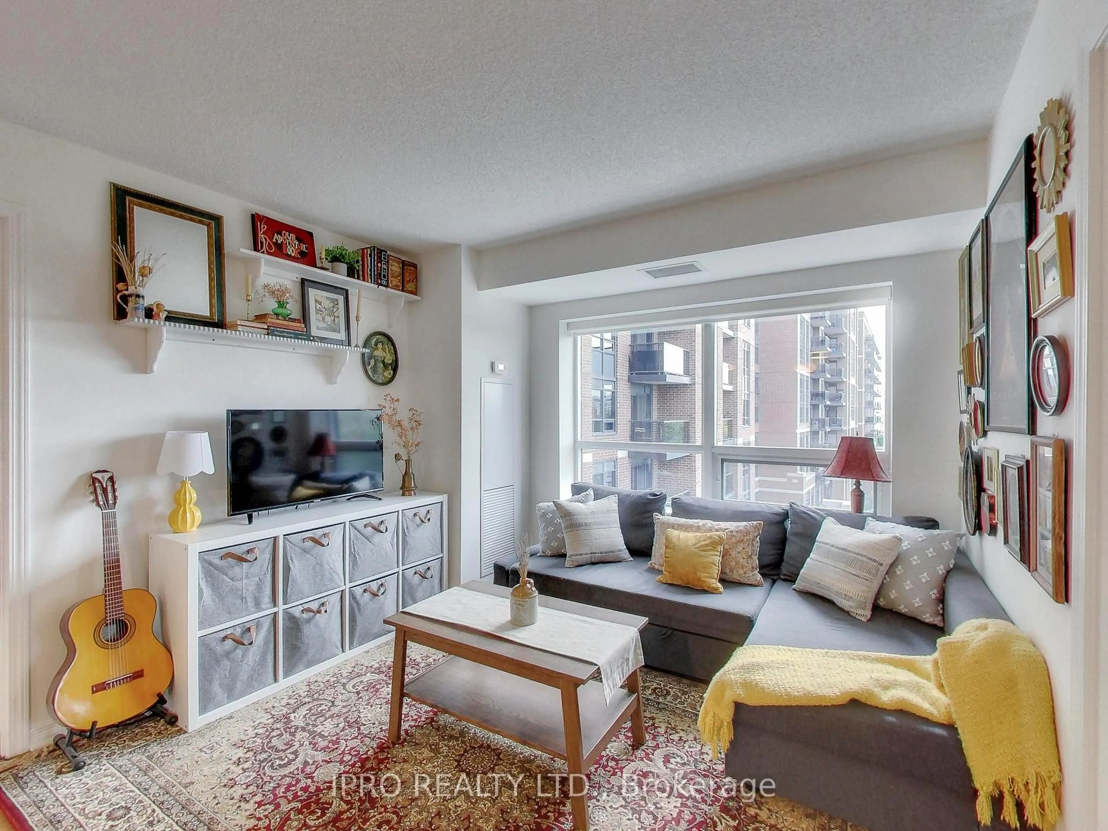 Living room with furniture, unknown for 60 Heintzman St #640, Toronto Ontario M6P 5A1