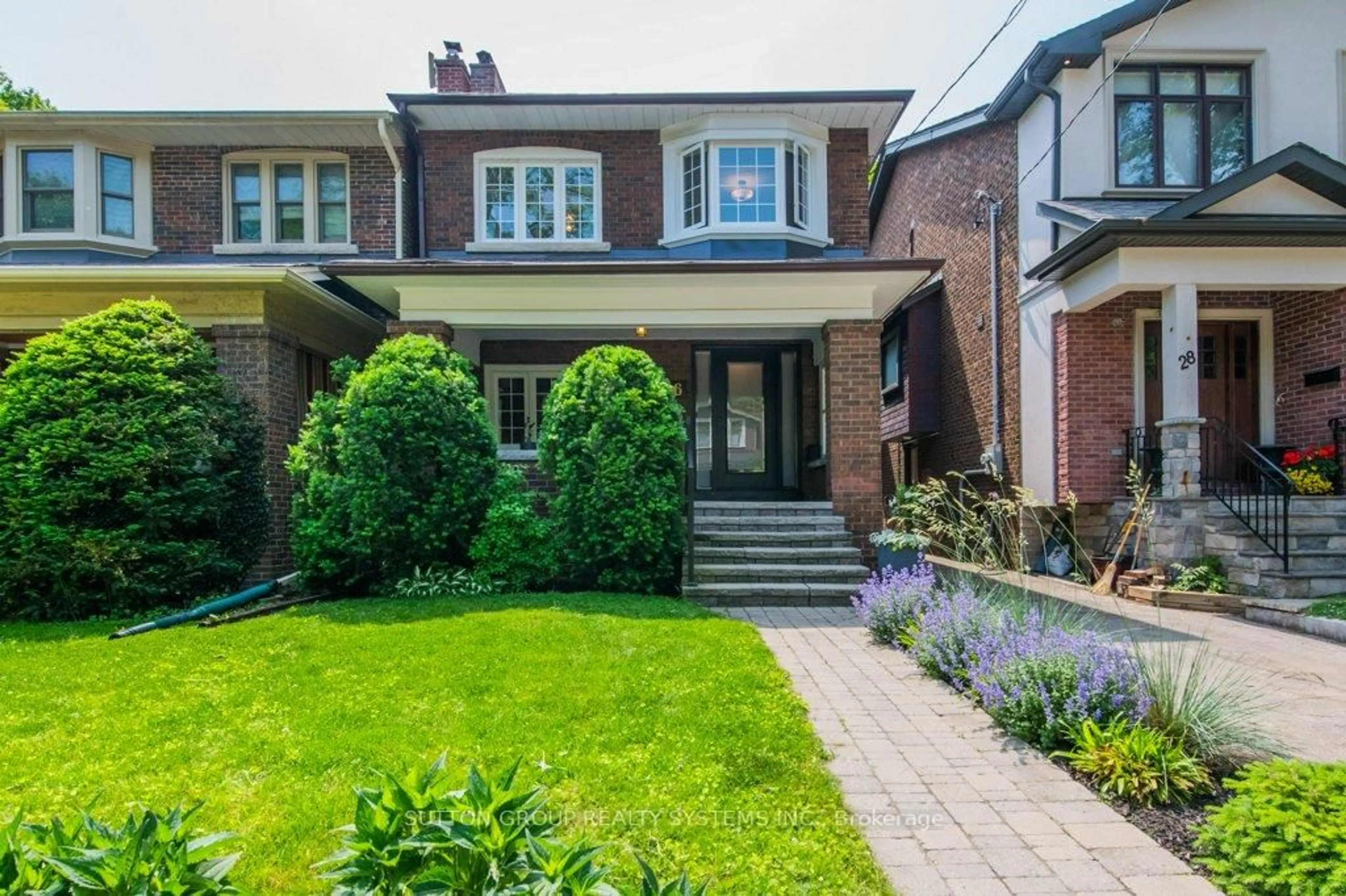 Home with brick exterior material, street for 26 Evans Ave, Toronto Ontario M6S 3V6