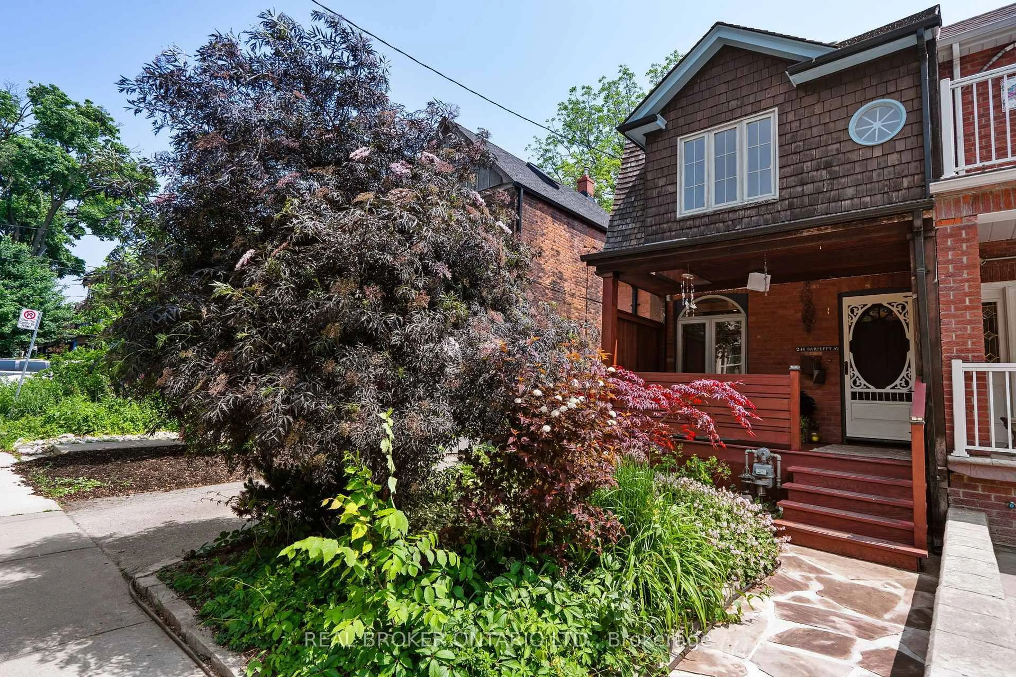 Home with brick exterior material, street for 241 Bartlett Ave, Toronto Ontario M6H 3G3